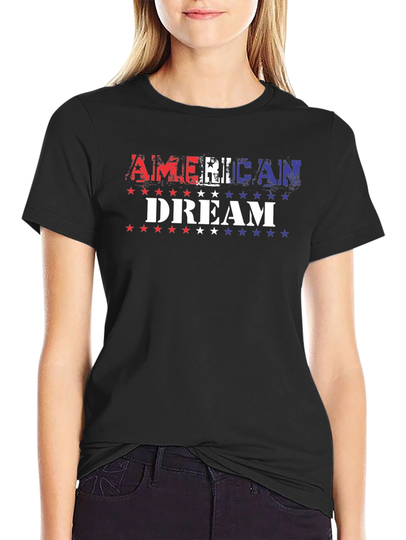American Dream Graphic T-Shirt Patriotic Design