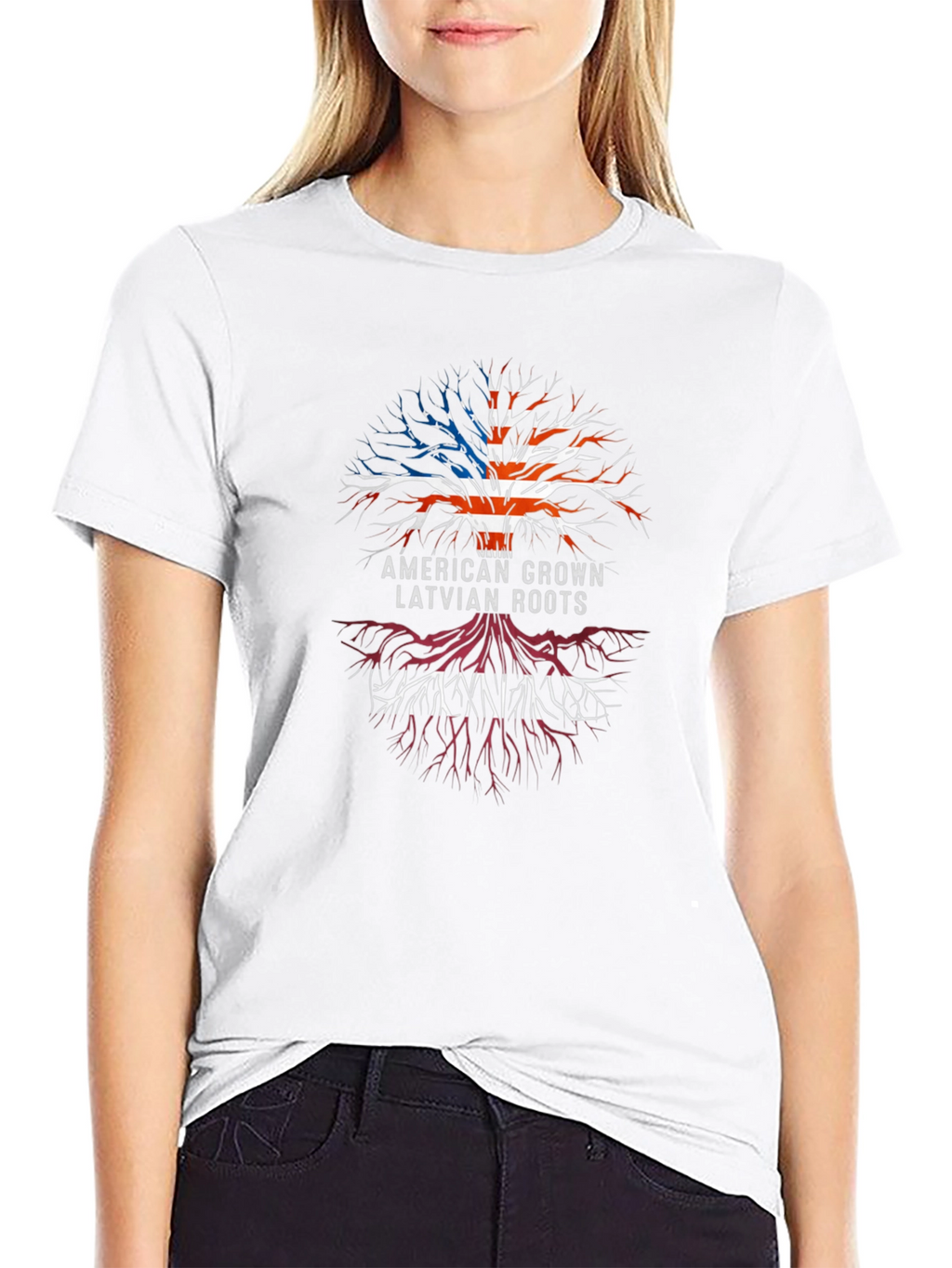American Latvian Roots T-Shirt