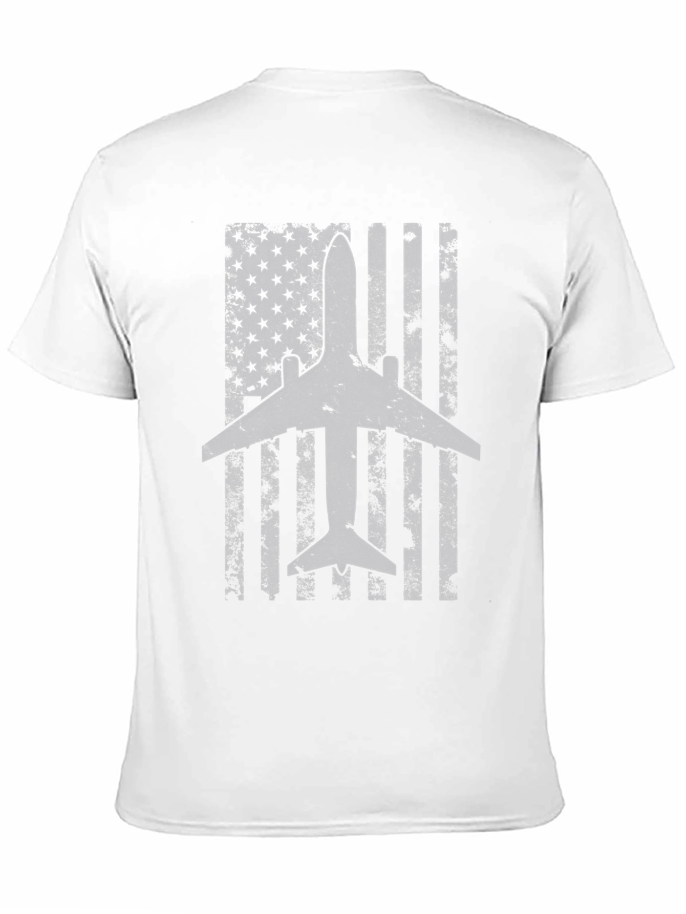 Airplane American Flag T-Shirt