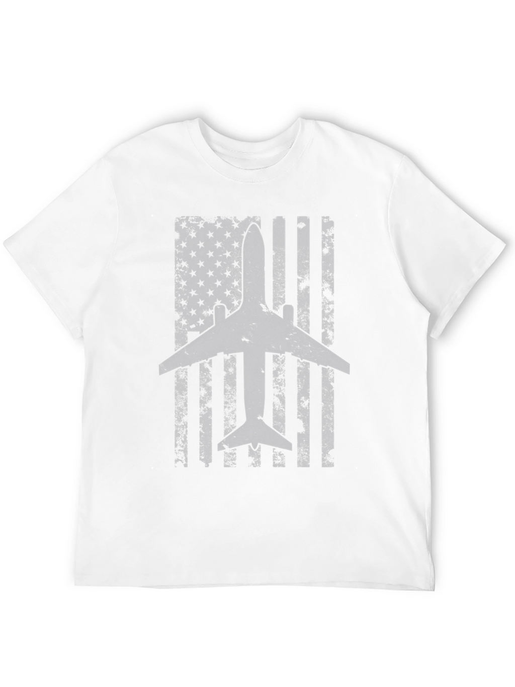 Airplane American Flag T-Shirt