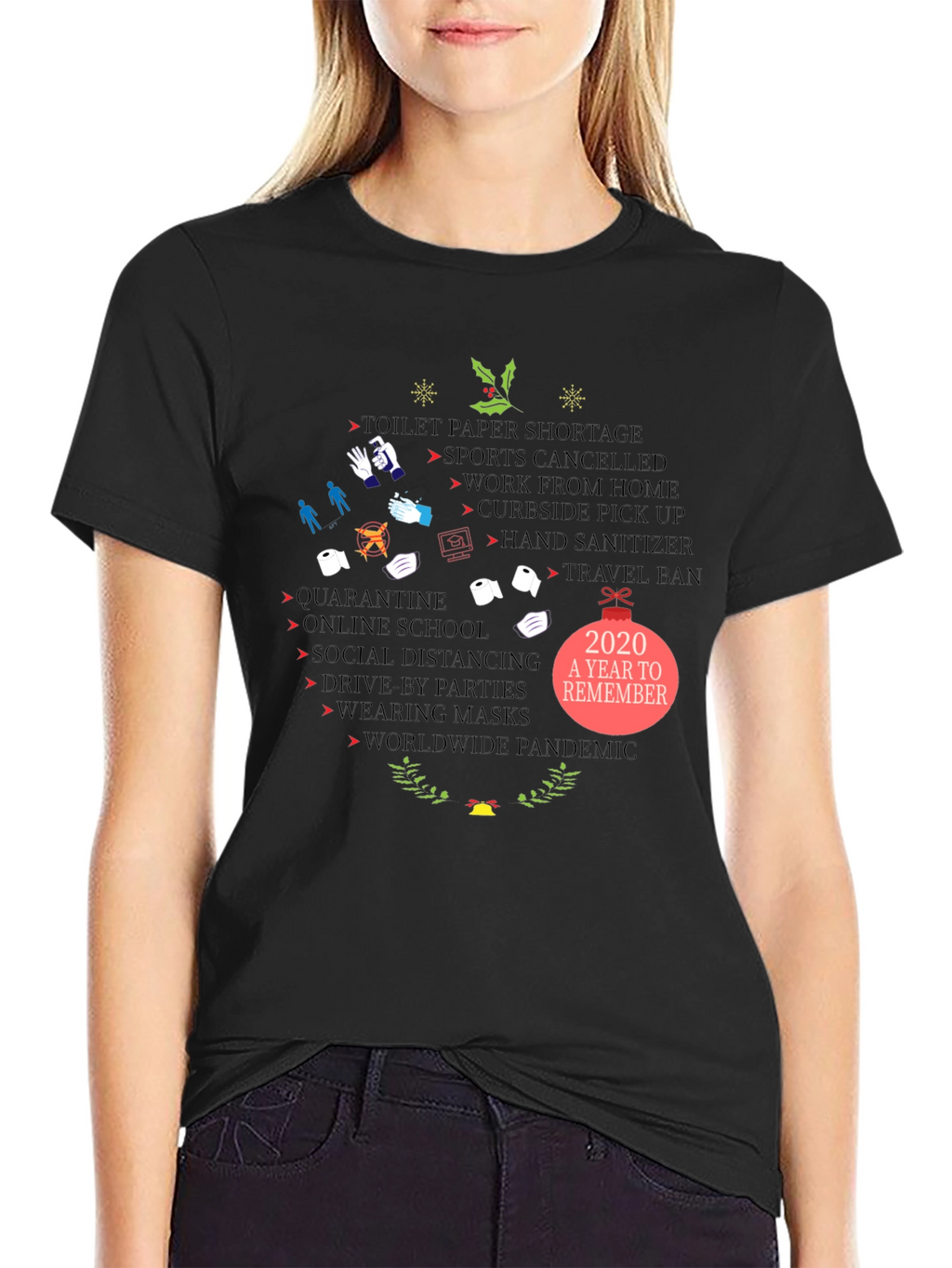2020 Pandemic Year Holiday T-Shirt