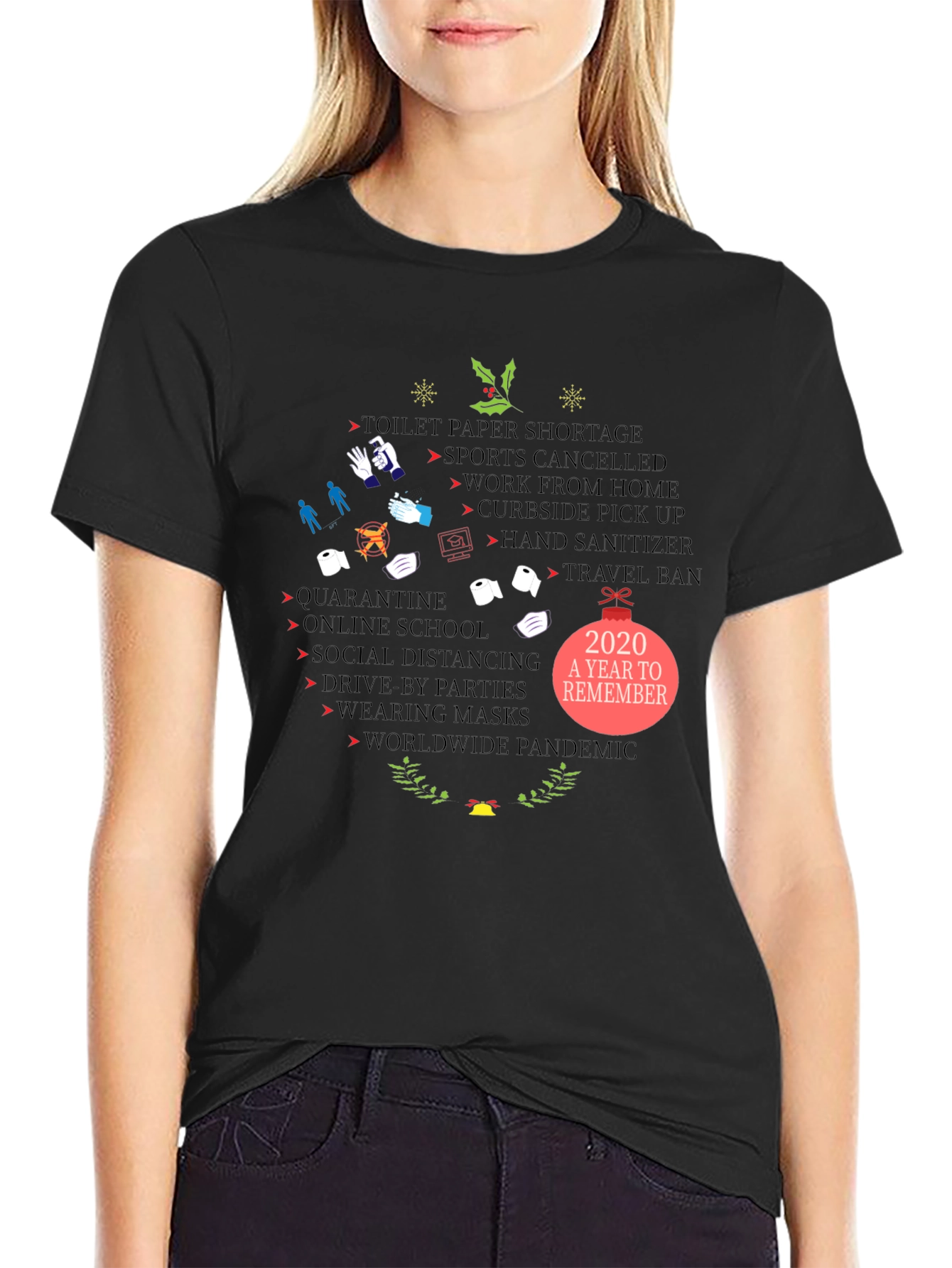 2020 Pandemic Year Holiday T-Shirt