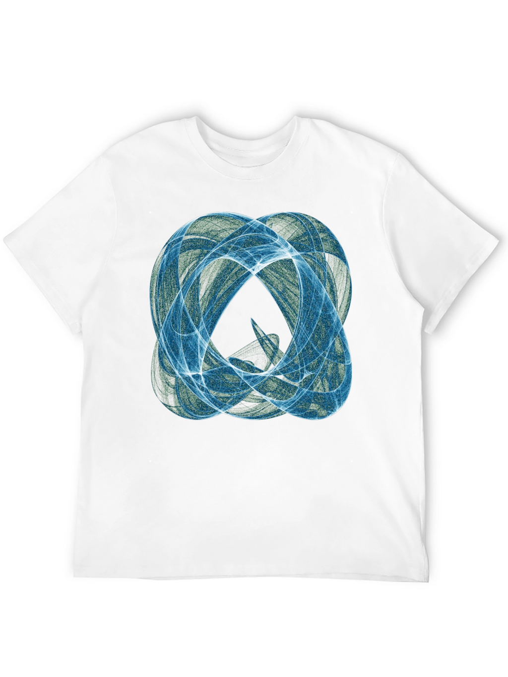 Abstract Swirl Graphic Tee