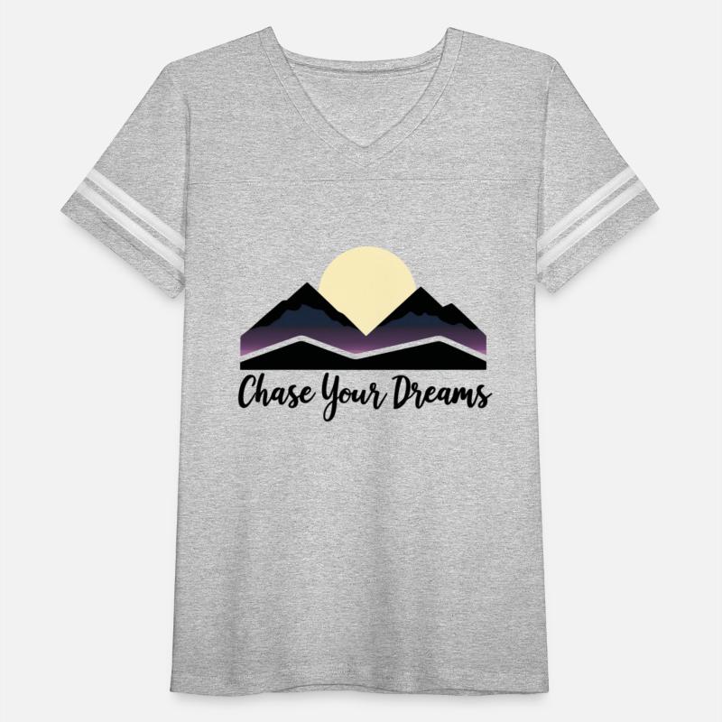 Chase Your Dreams Minimalist Mountain Landscape