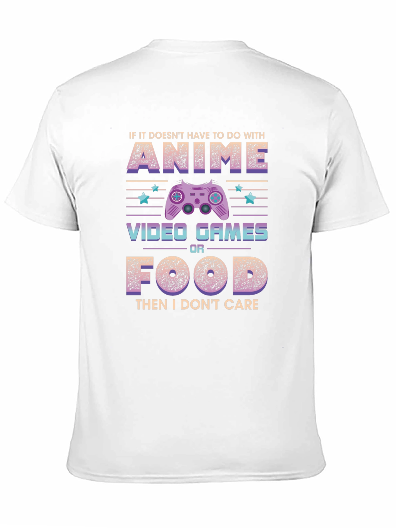 Anime Video Games Food T-Shirt - Gamer Tee
