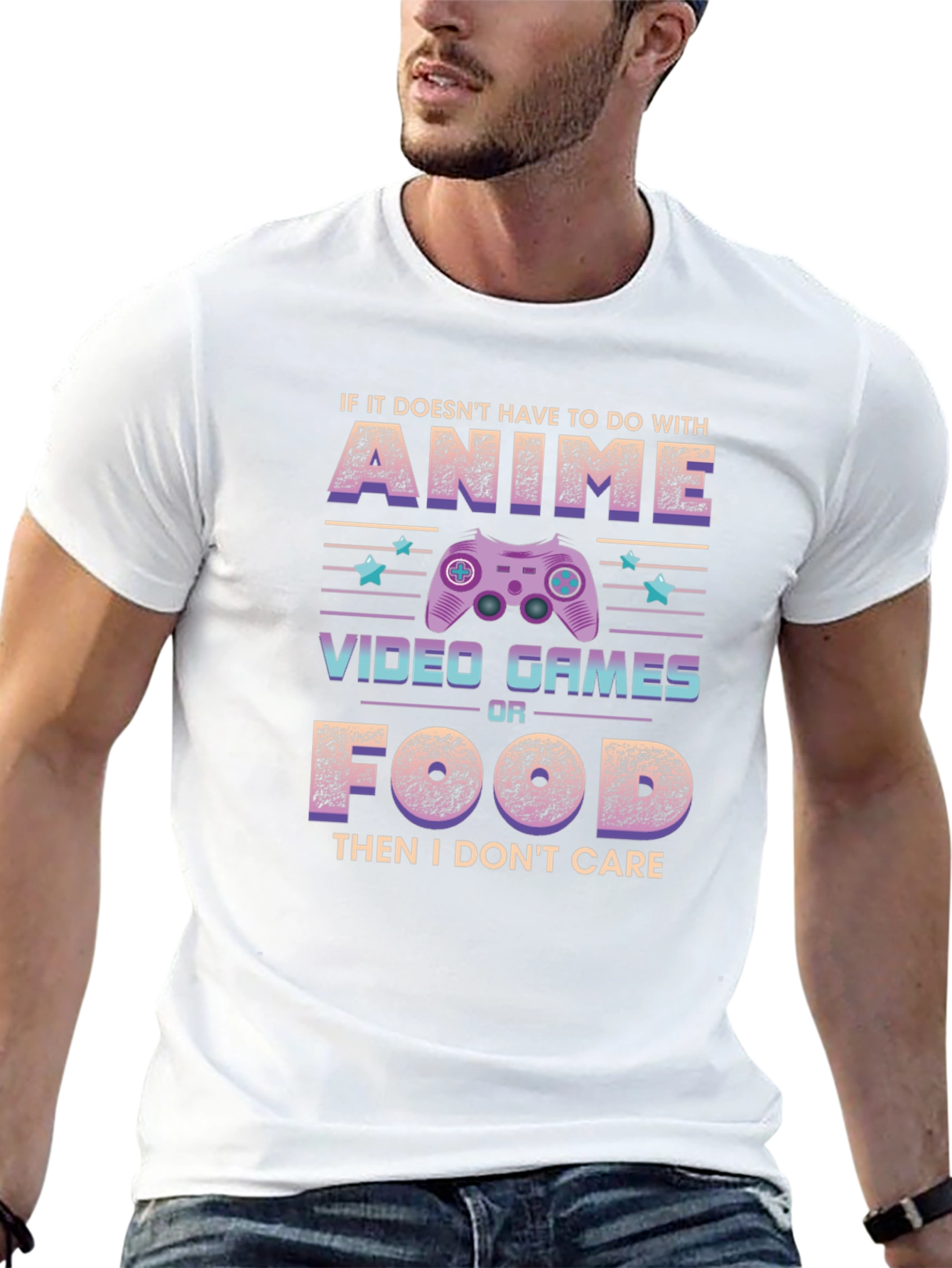 Anime Video Games Food T-Shirt - Gamer Tee