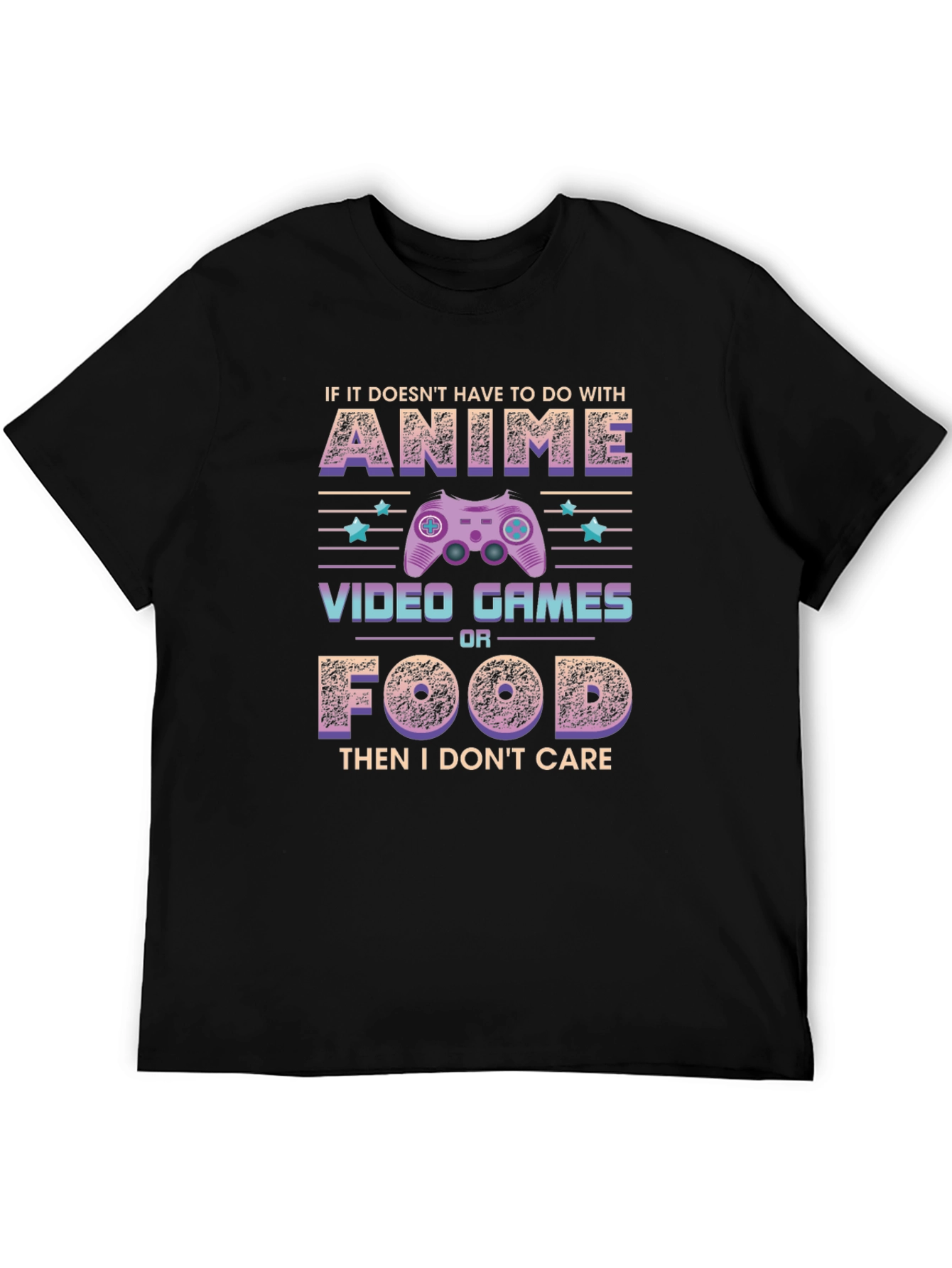 Anime Video Games Food T-Shirt - Gamer Tee