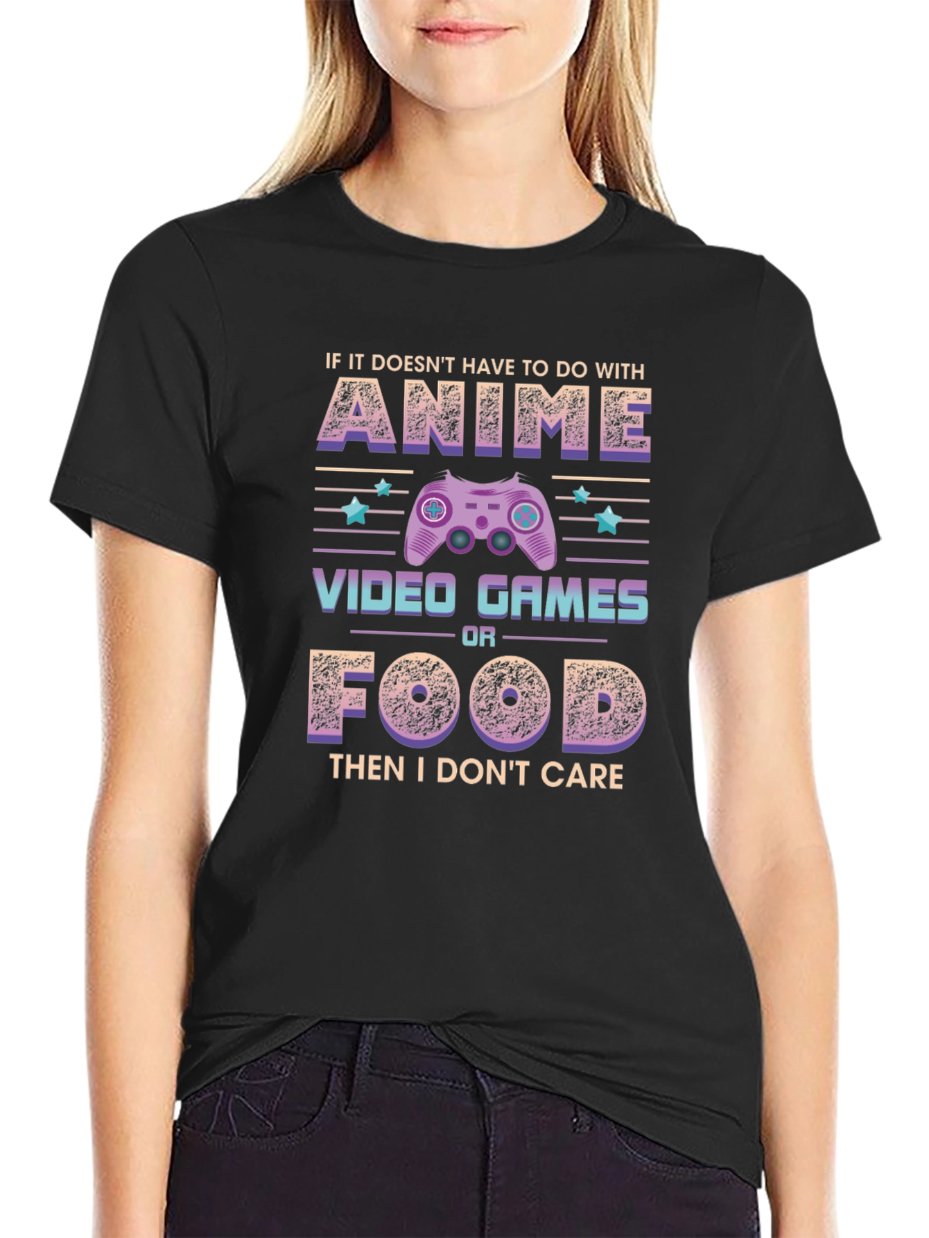 Anime Video Games Food T-Shirt - Gamer Tee