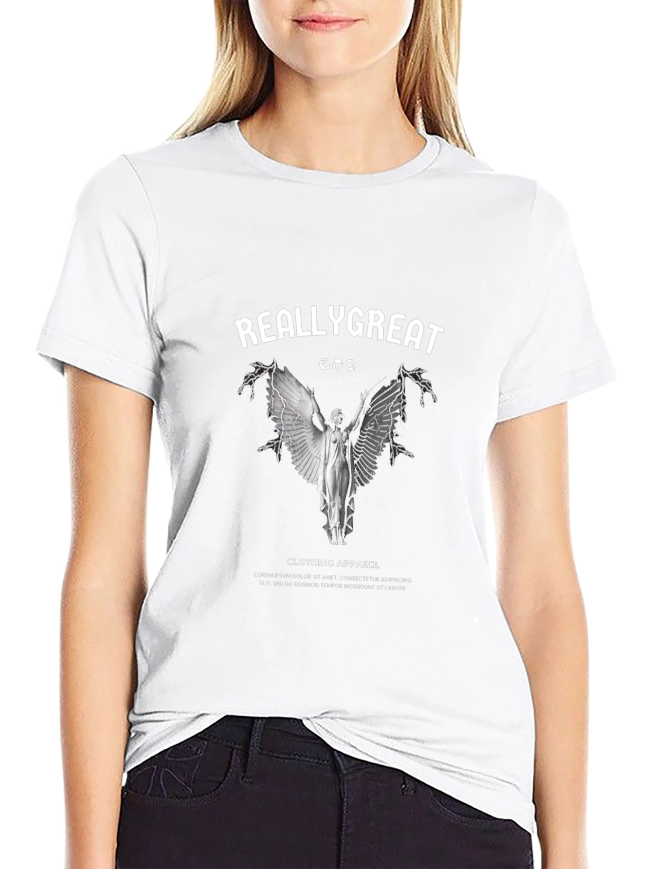Angel Wings Graphic Tee - Really Great Apparel