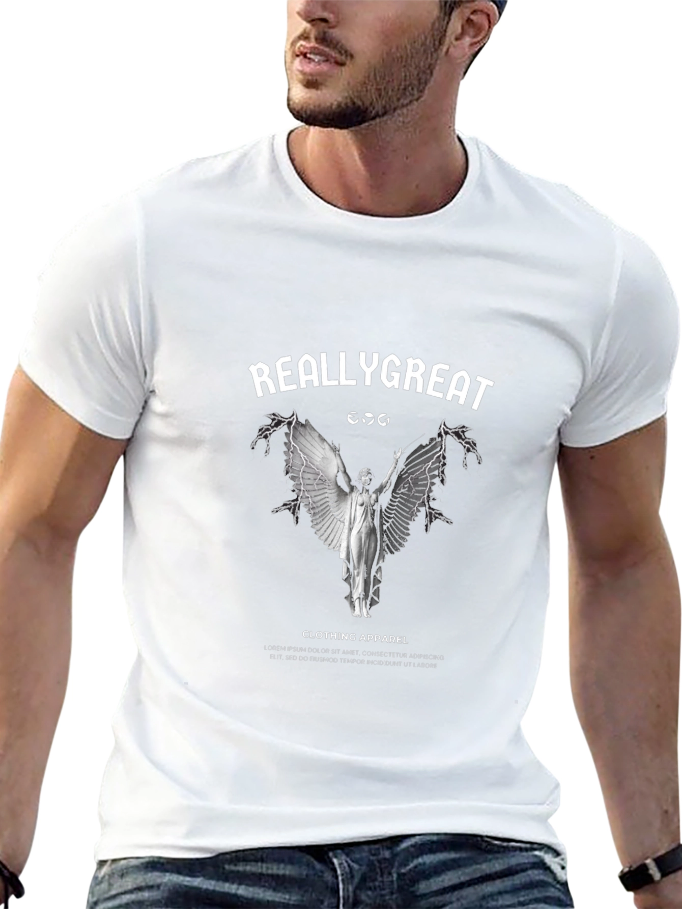 Angel Wings Graphic Tee - Really Great Apparel