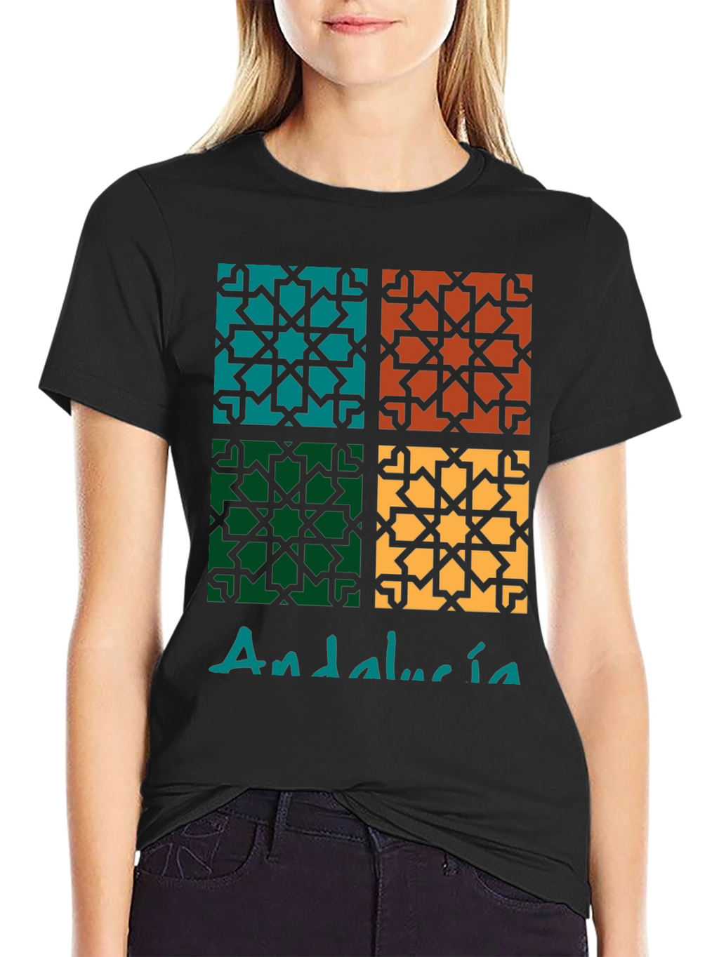 Andalucía Geometric Pattern T-Shirt