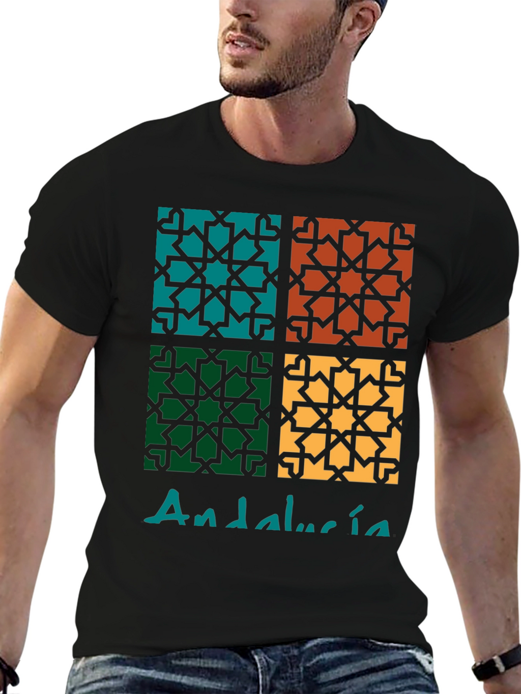 Andalucía Geometric Pattern T-Shirt