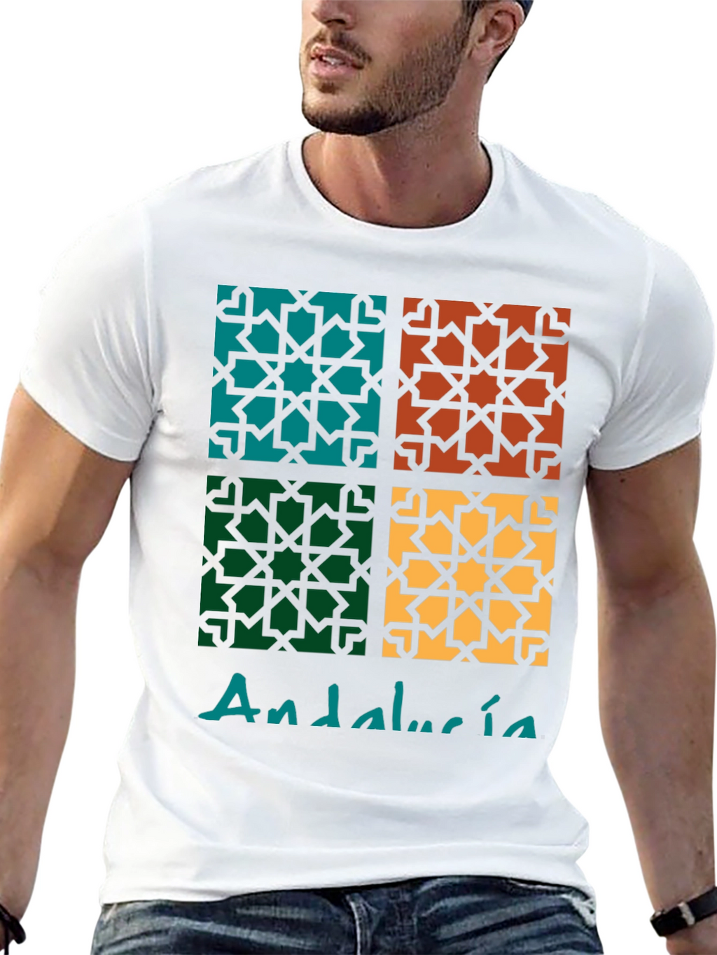 Andalucía Geometric Pattern T-Shirt