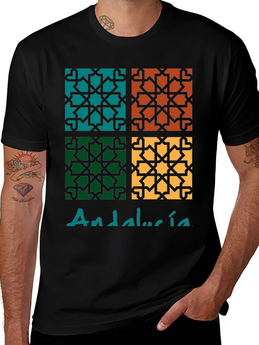 Andalucía Geometric Pattern T-Shirt