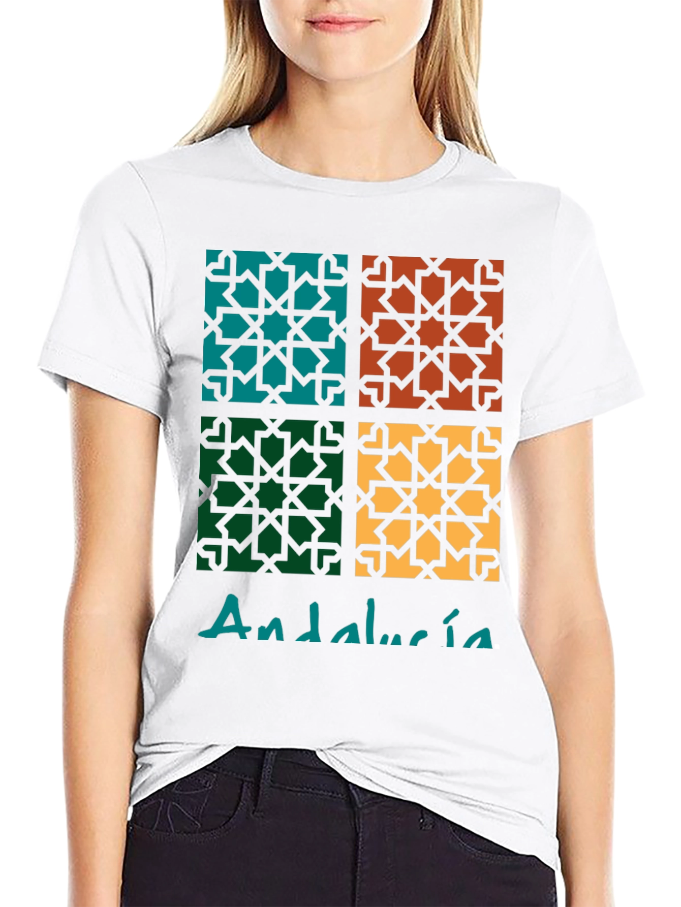 Andalucía Geometric Pattern T-Shirt