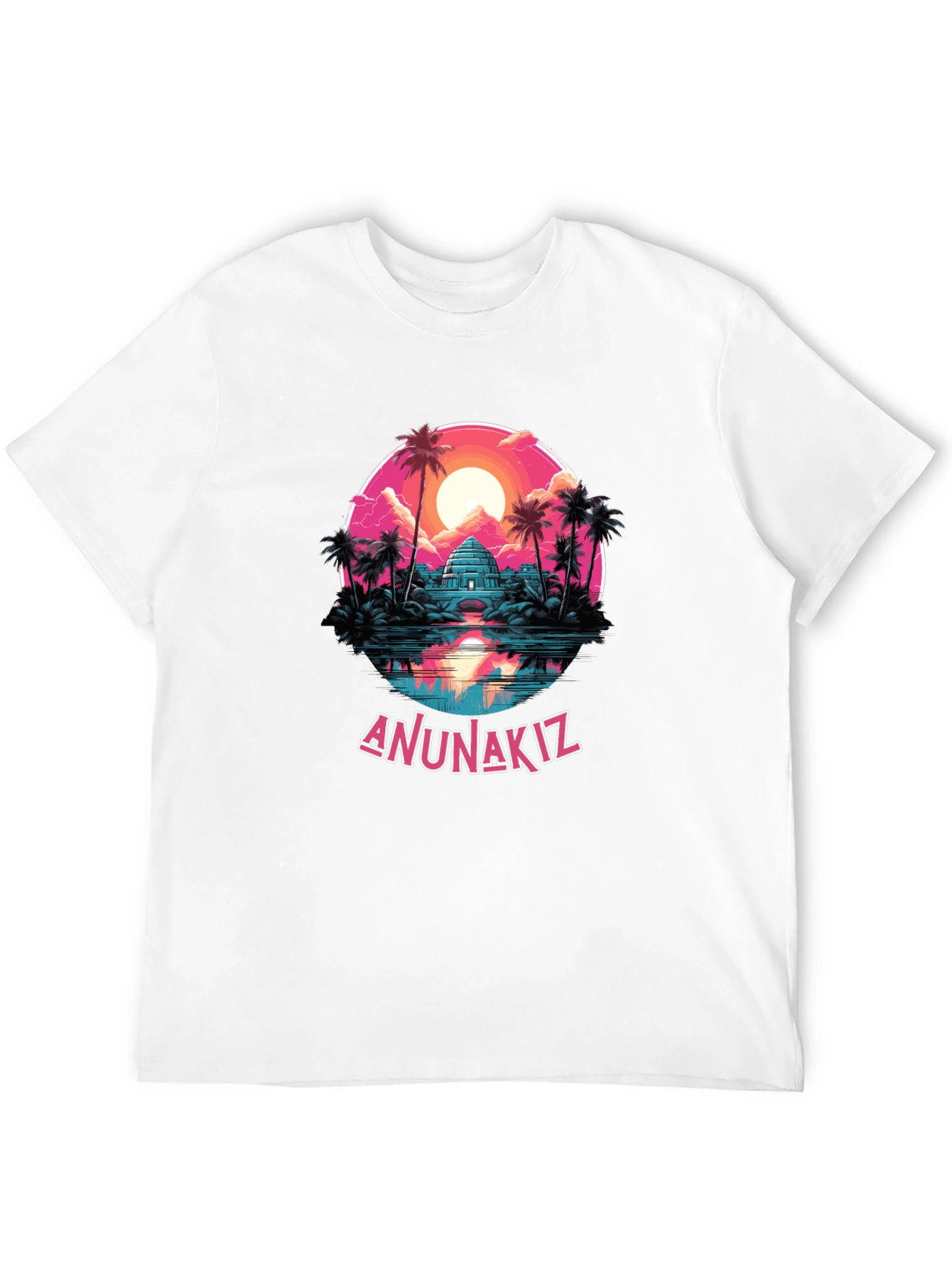 Anunaki Tropical Graphic T-Shirt