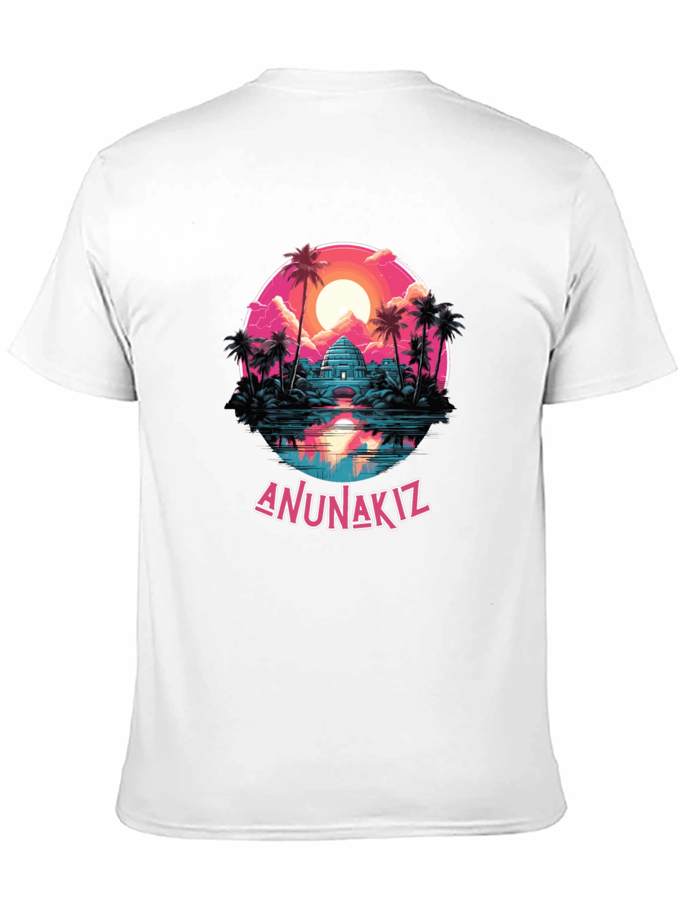 Anunaki Tropical Graphic T-Shirt