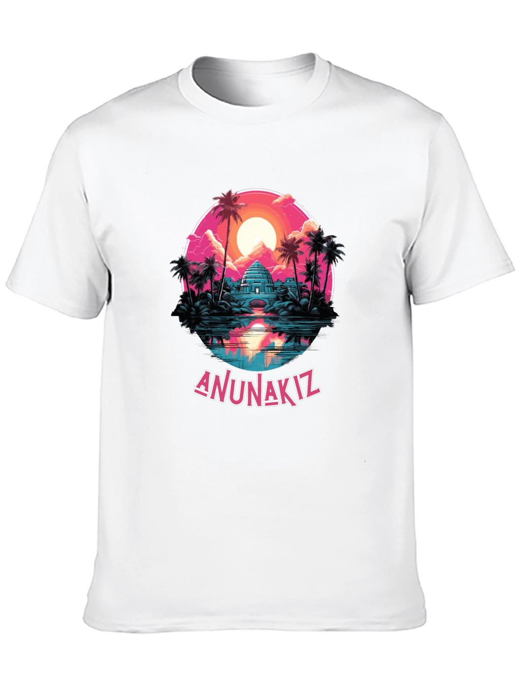 Anunaki Tropical Graphic T-Shirt