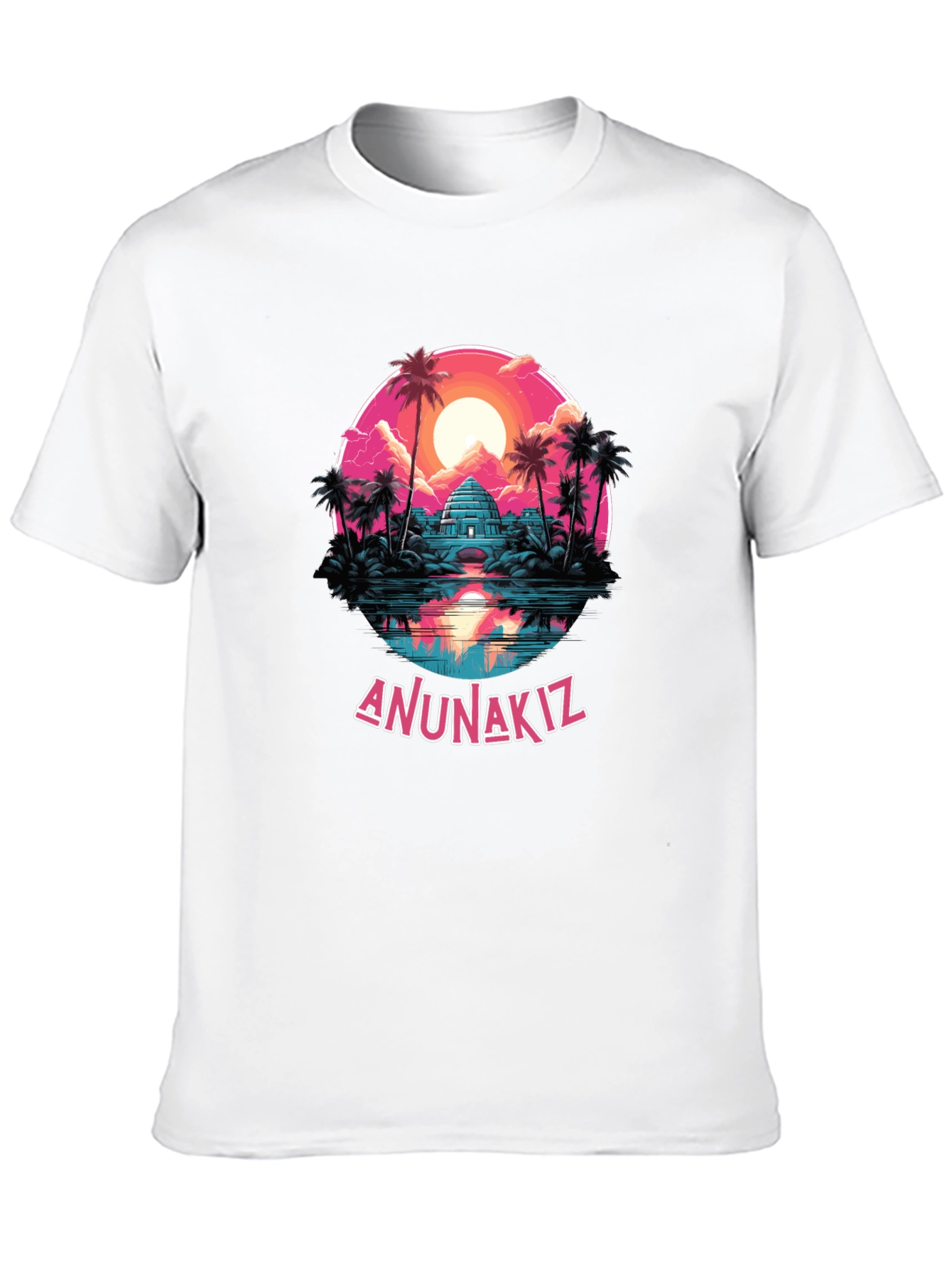 Anunaki Tropical Graphic T-Shirt