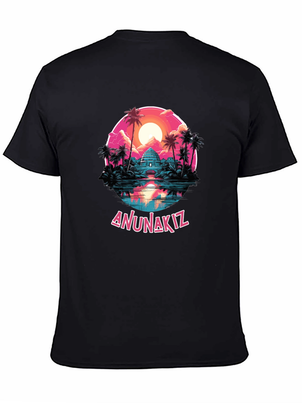 Anunaki Tropical Graphic T-Shirt