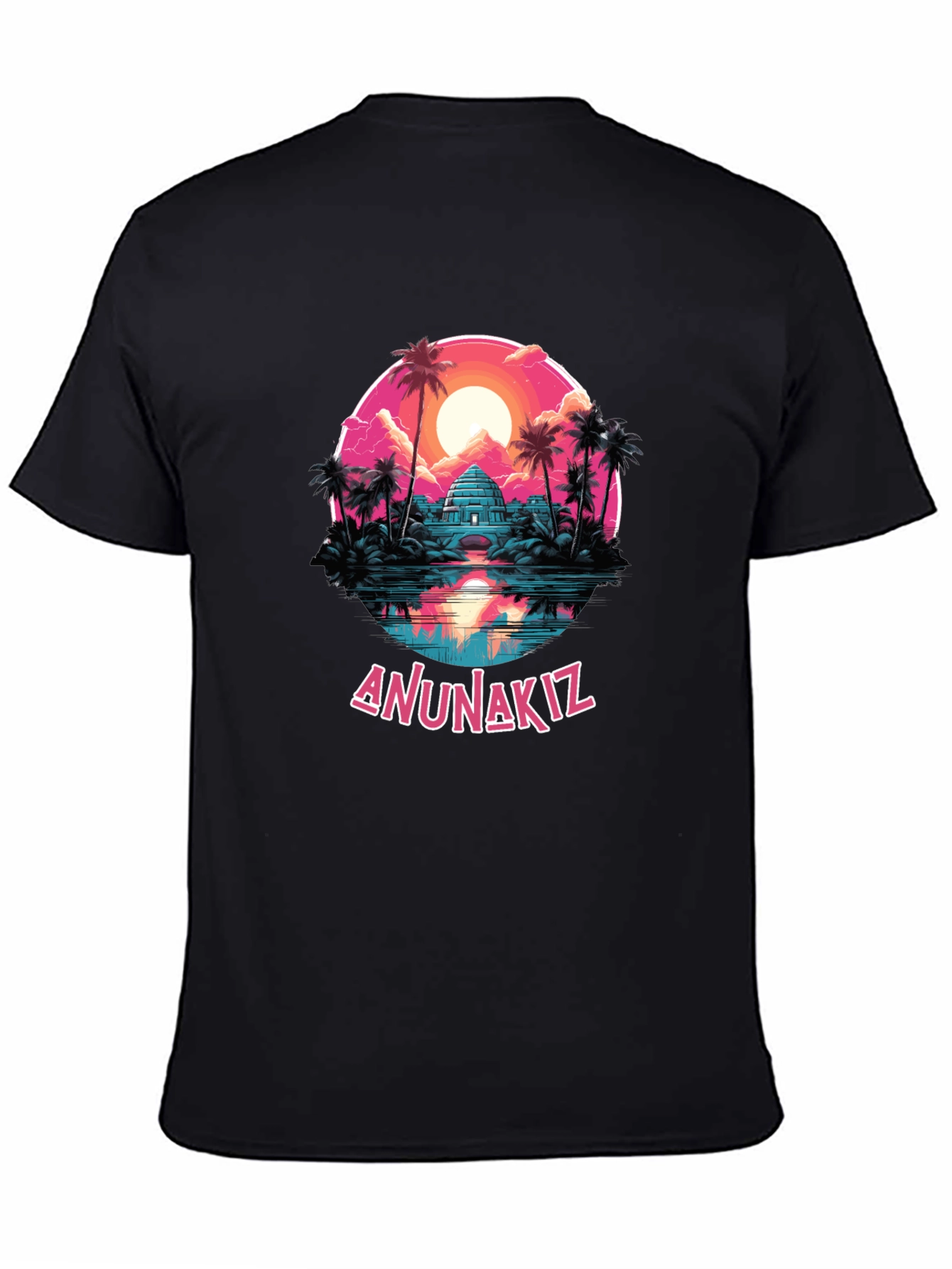 Anunaki Tropical Graphic T-Shirt