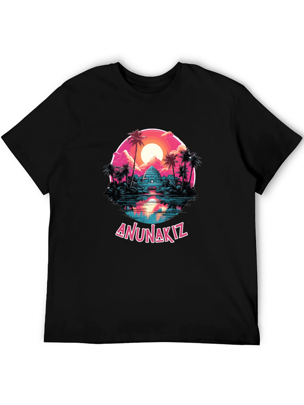 Anunaki Tropical Graphic T-Shirt