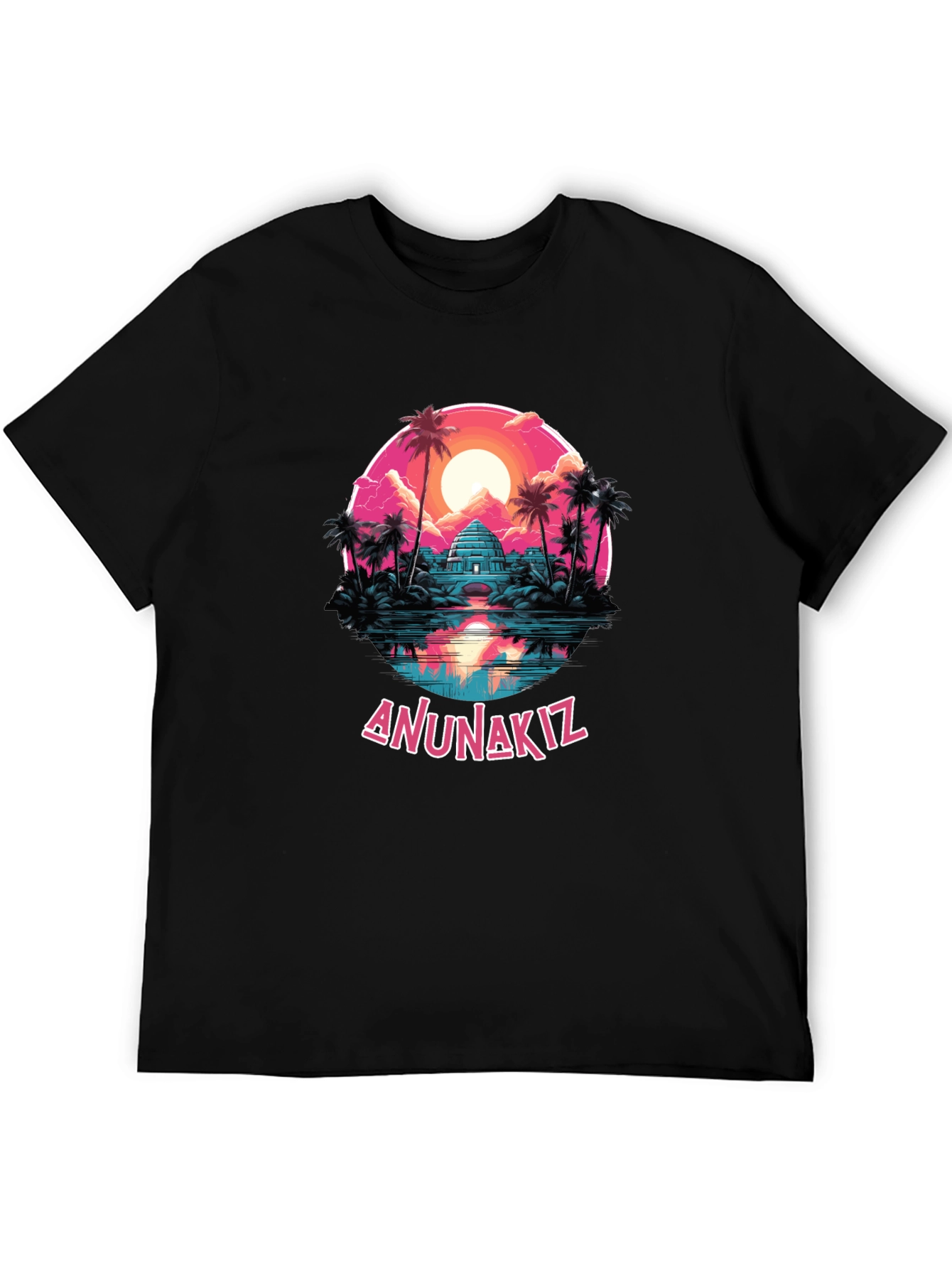 Anunaki Tropical Graphic T-Shirt