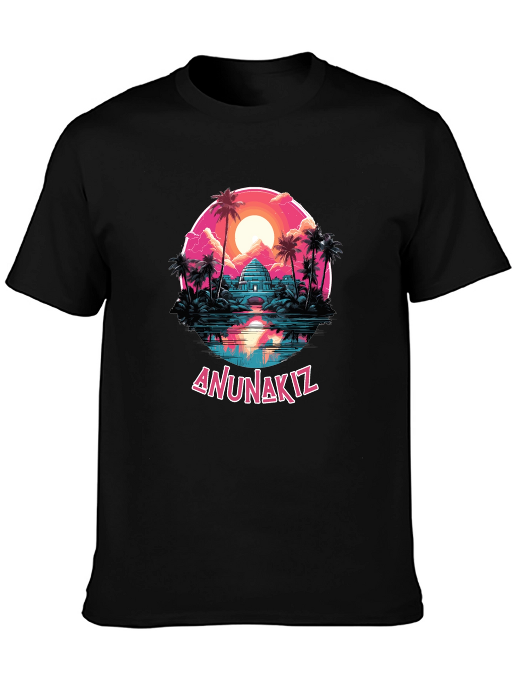 Anunaki Tropical Graphic T-Shirt