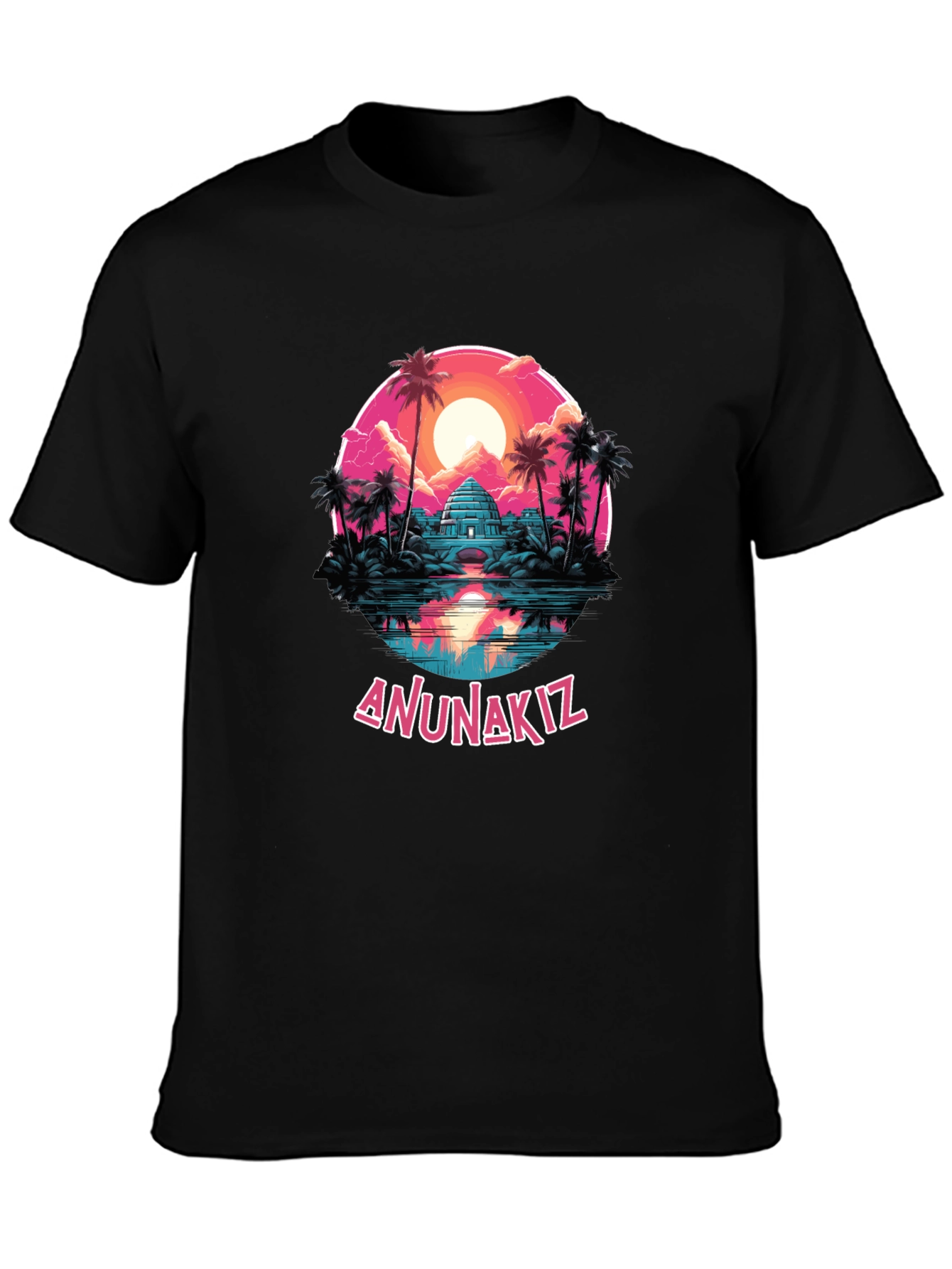 Anunaki Tropical Graphic T-Shirt