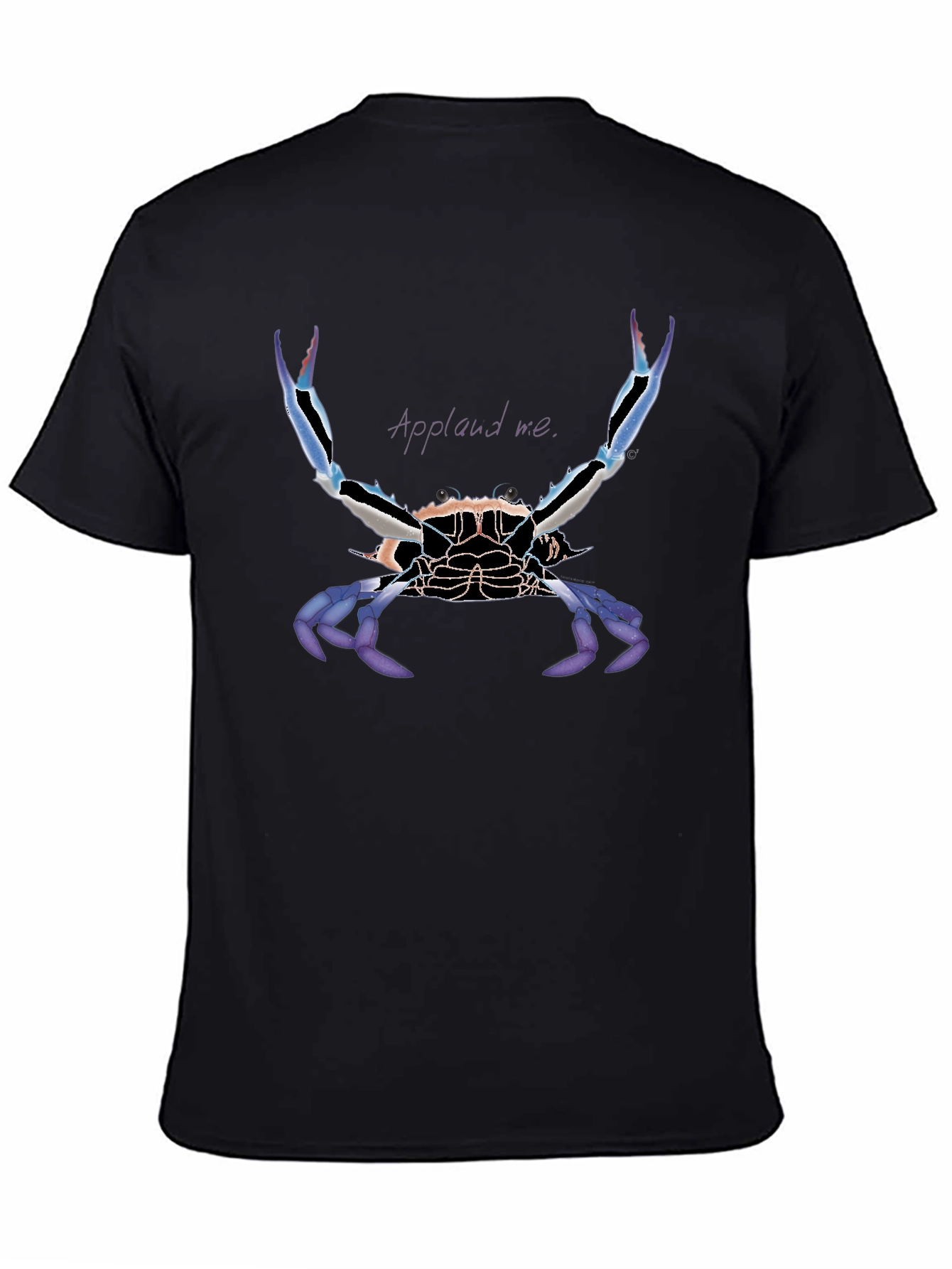 Applaud Crab Graphic Tee - Bold Statement Shirt