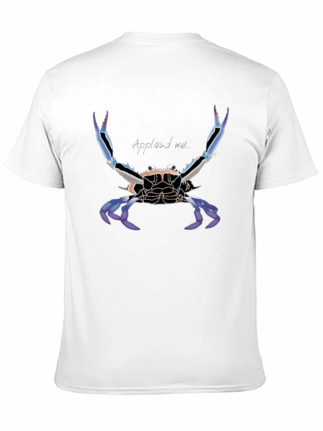 Applaud Crab Graphic Tee - Bold Statement Shirt