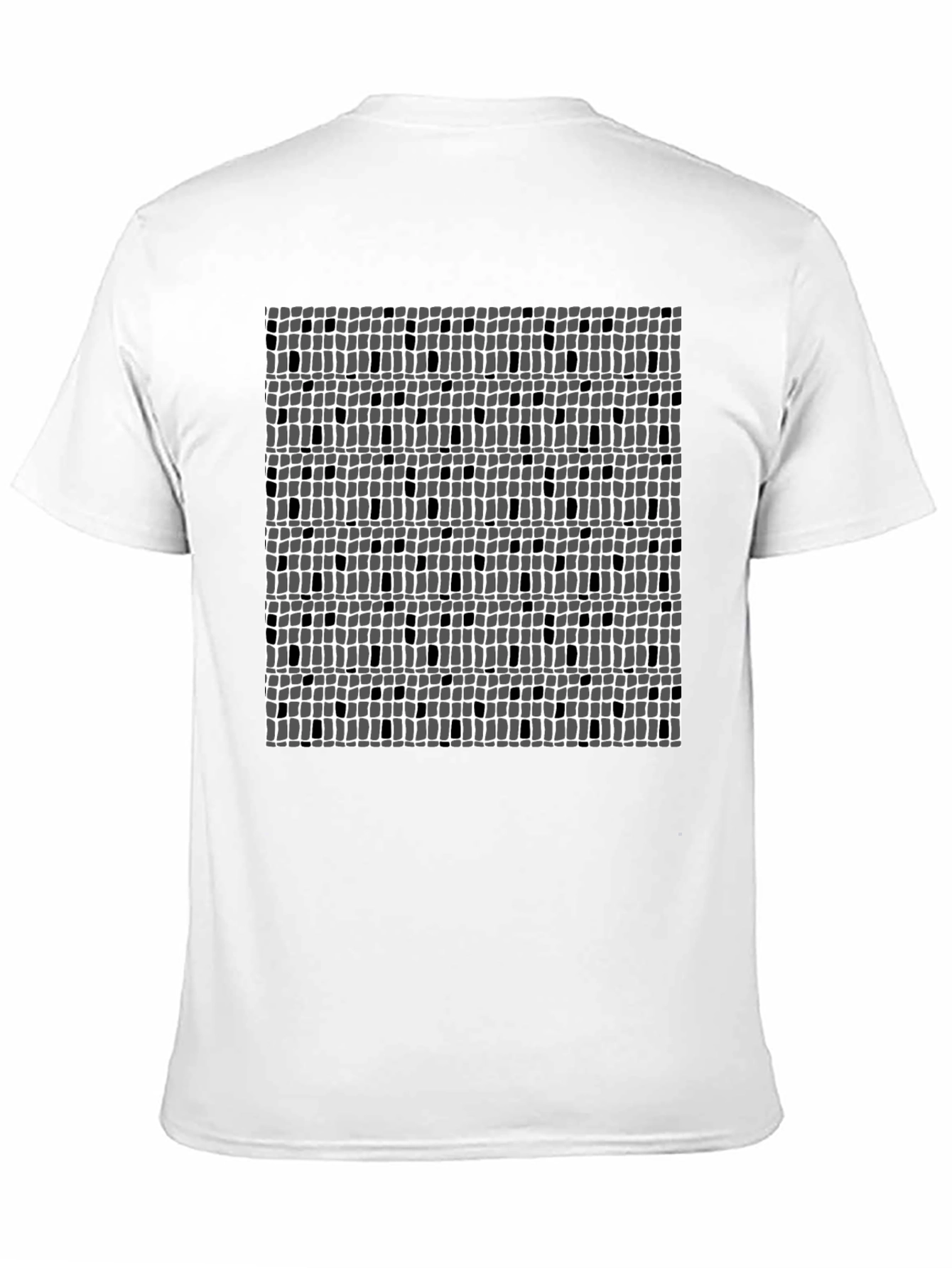 Abstract Pattern Black Tee