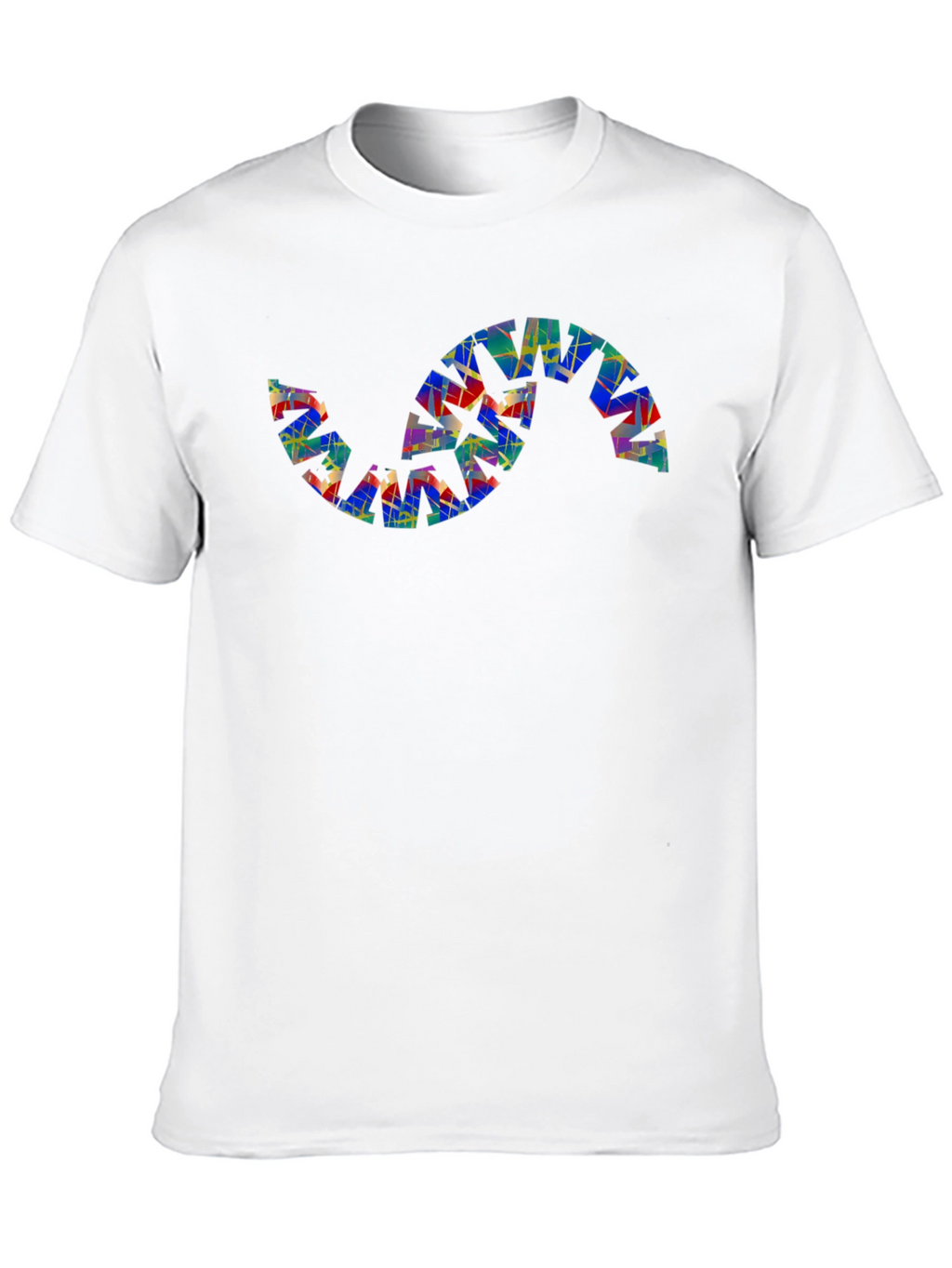 Abstract S-Shape Graphic Tee