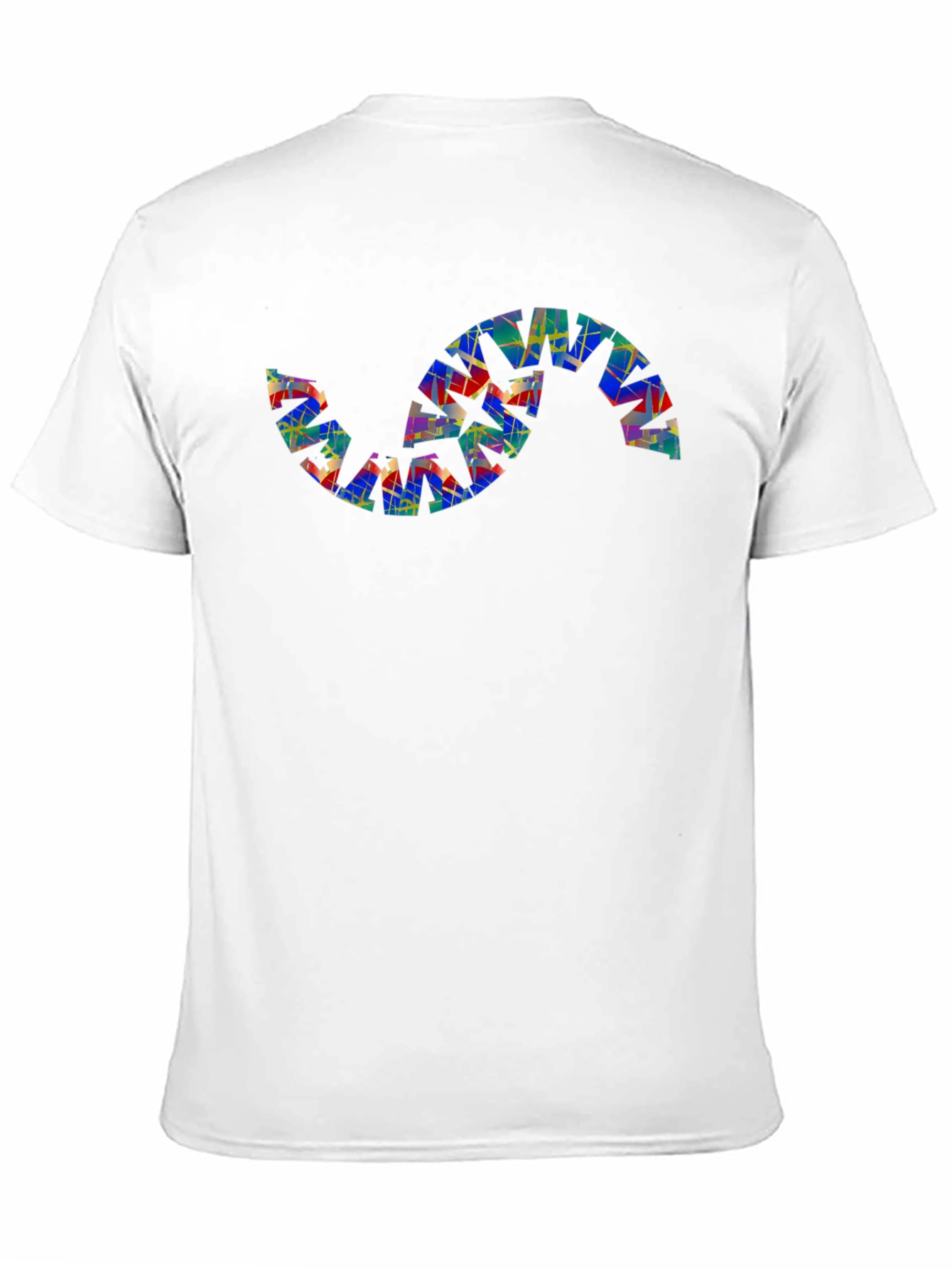 Abstract S-Shape Graphic Tee