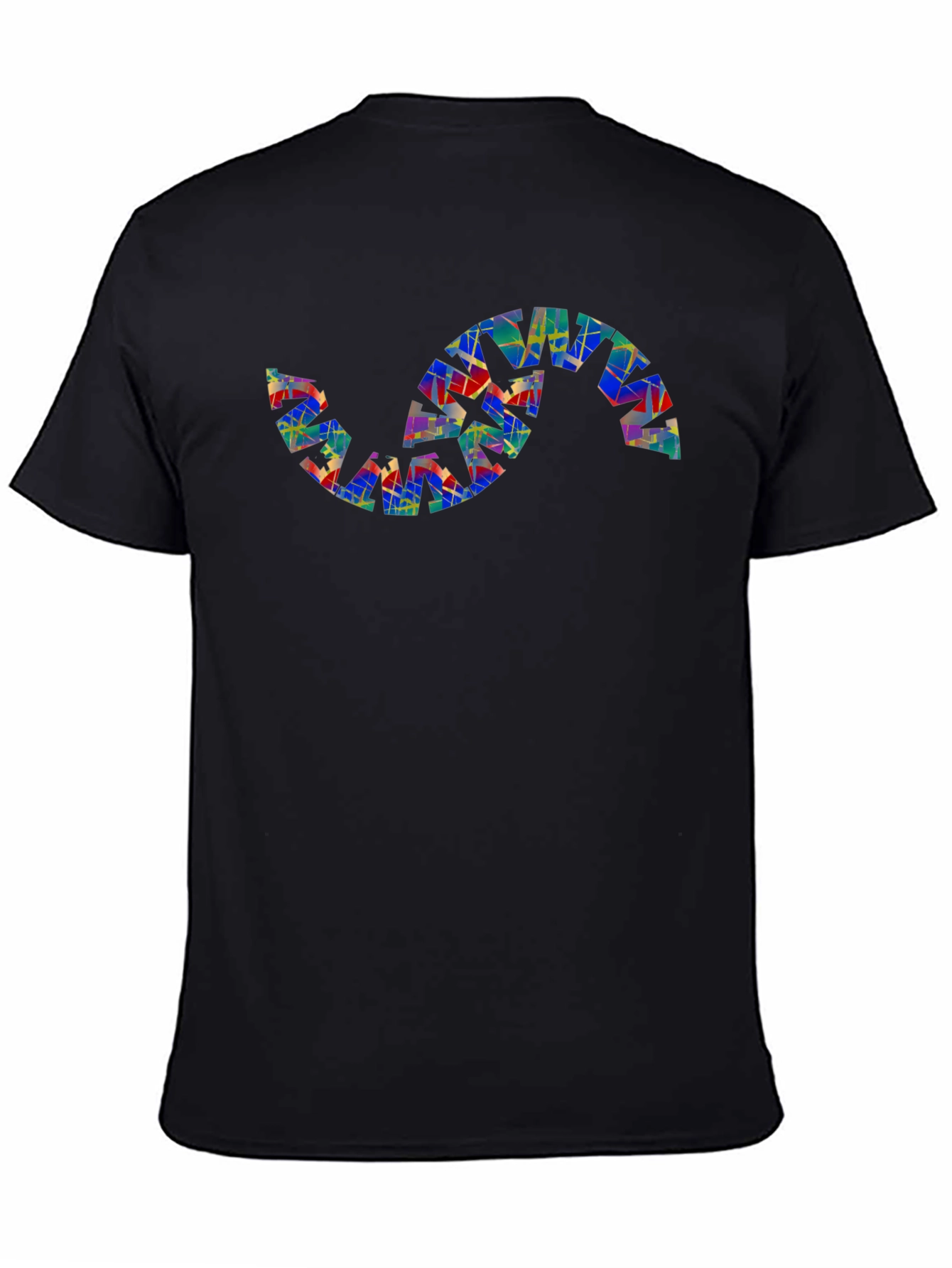 Abstract S-Shape Graphic Tee