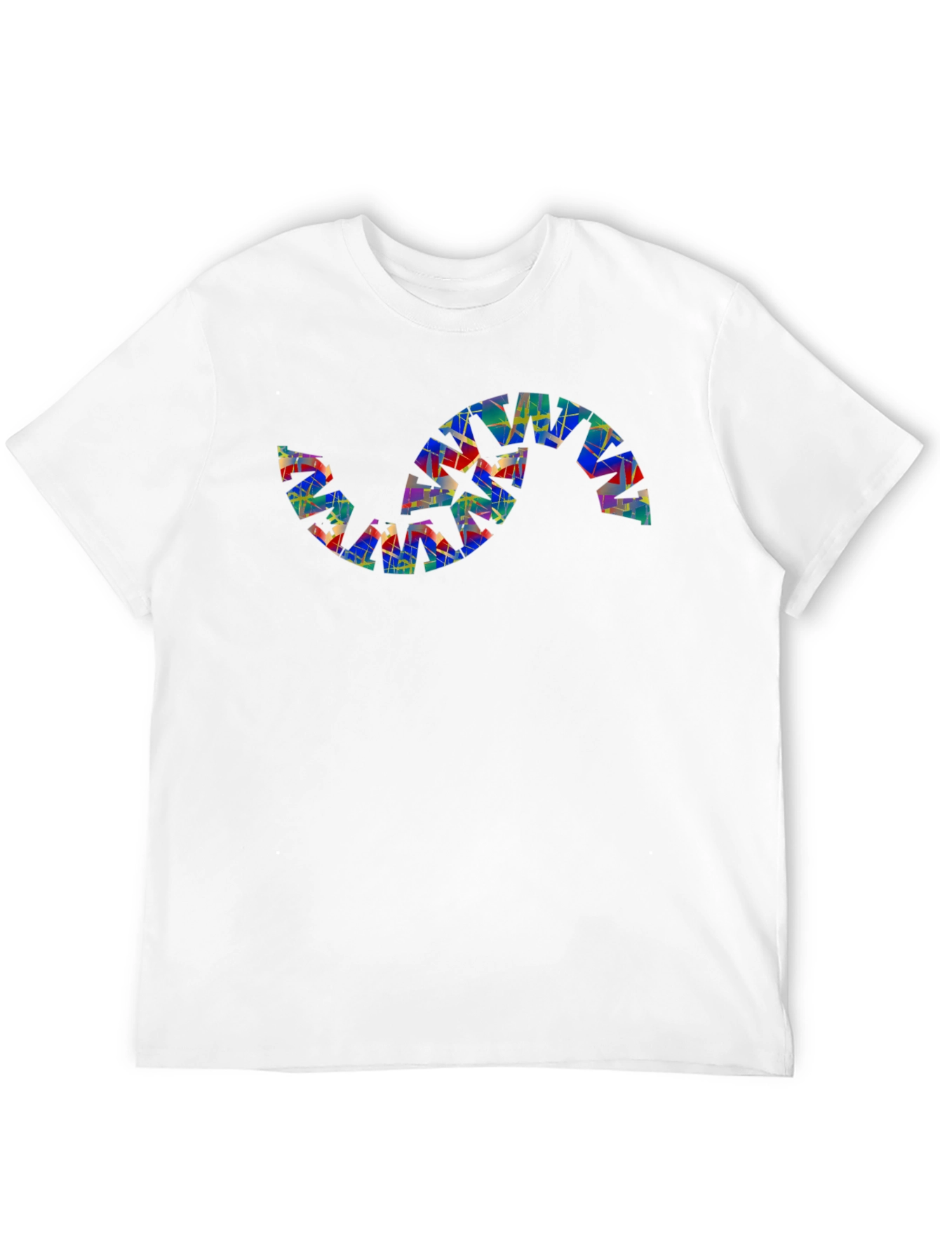 Abstract S-Shape Graphic Tee
