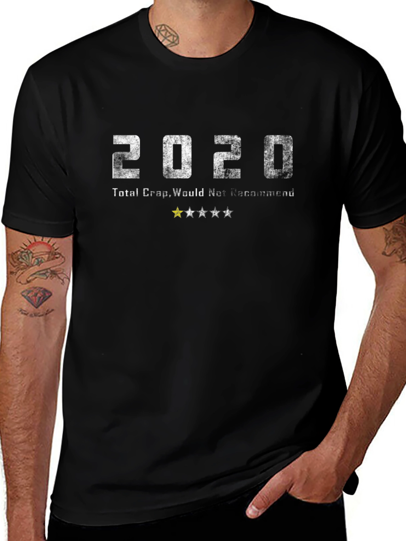 2020 One-Star Review Graphic Tee - Funny Unisex T-Shirt