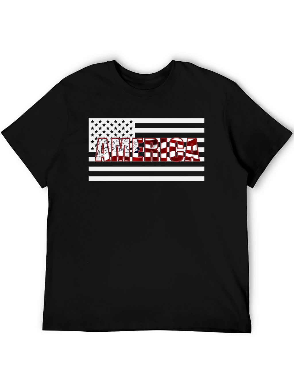 America Flag T-Shirt - Patriotic USA Design