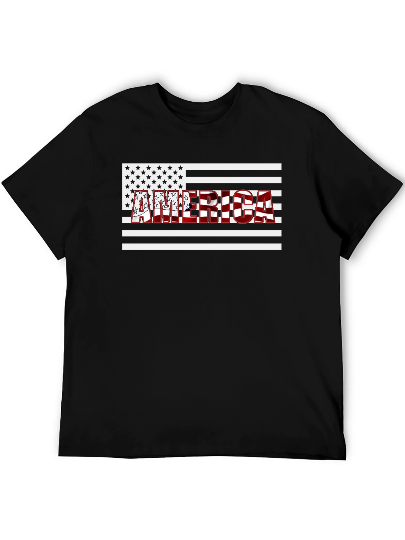 America Flag T-Shirt - Patriotic USA Design