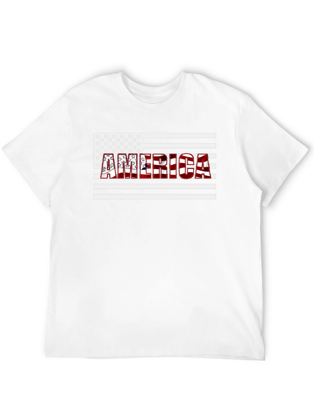 America Flag T-Shirt - Patriotic USA Design