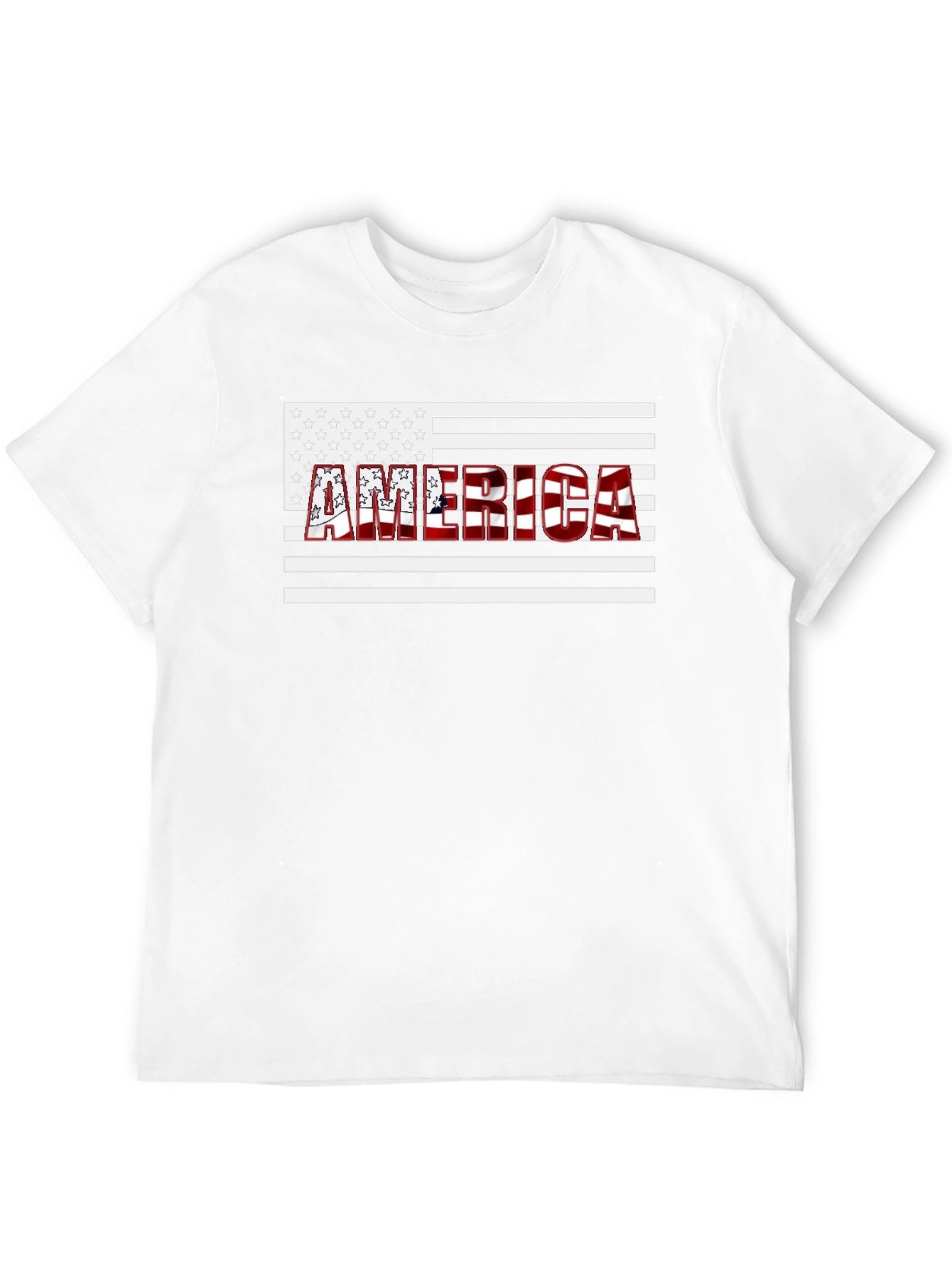 America Flag T-Shirt - Patriotic USA Design