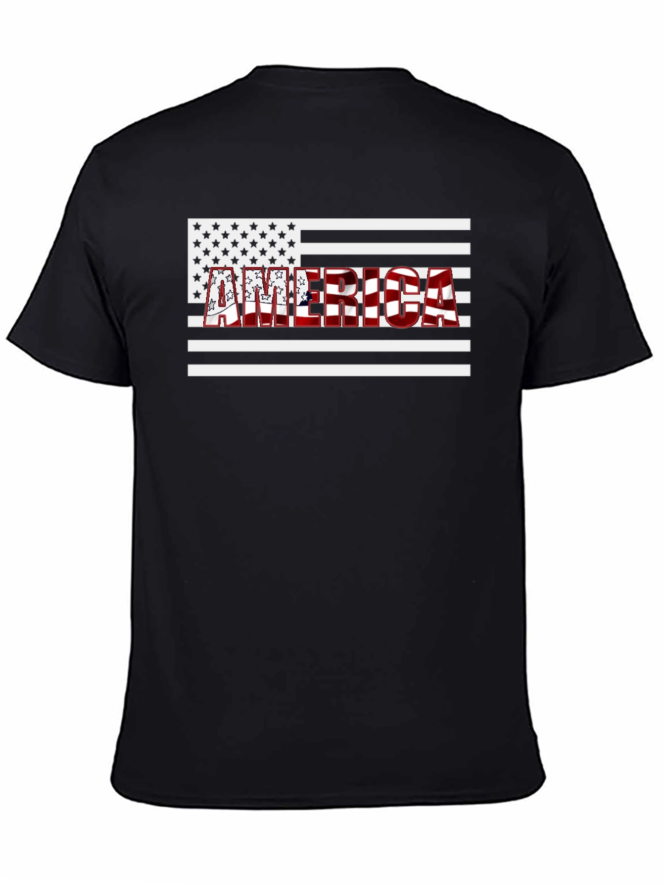 America Flag T-Shirt - Patriotic USA Design