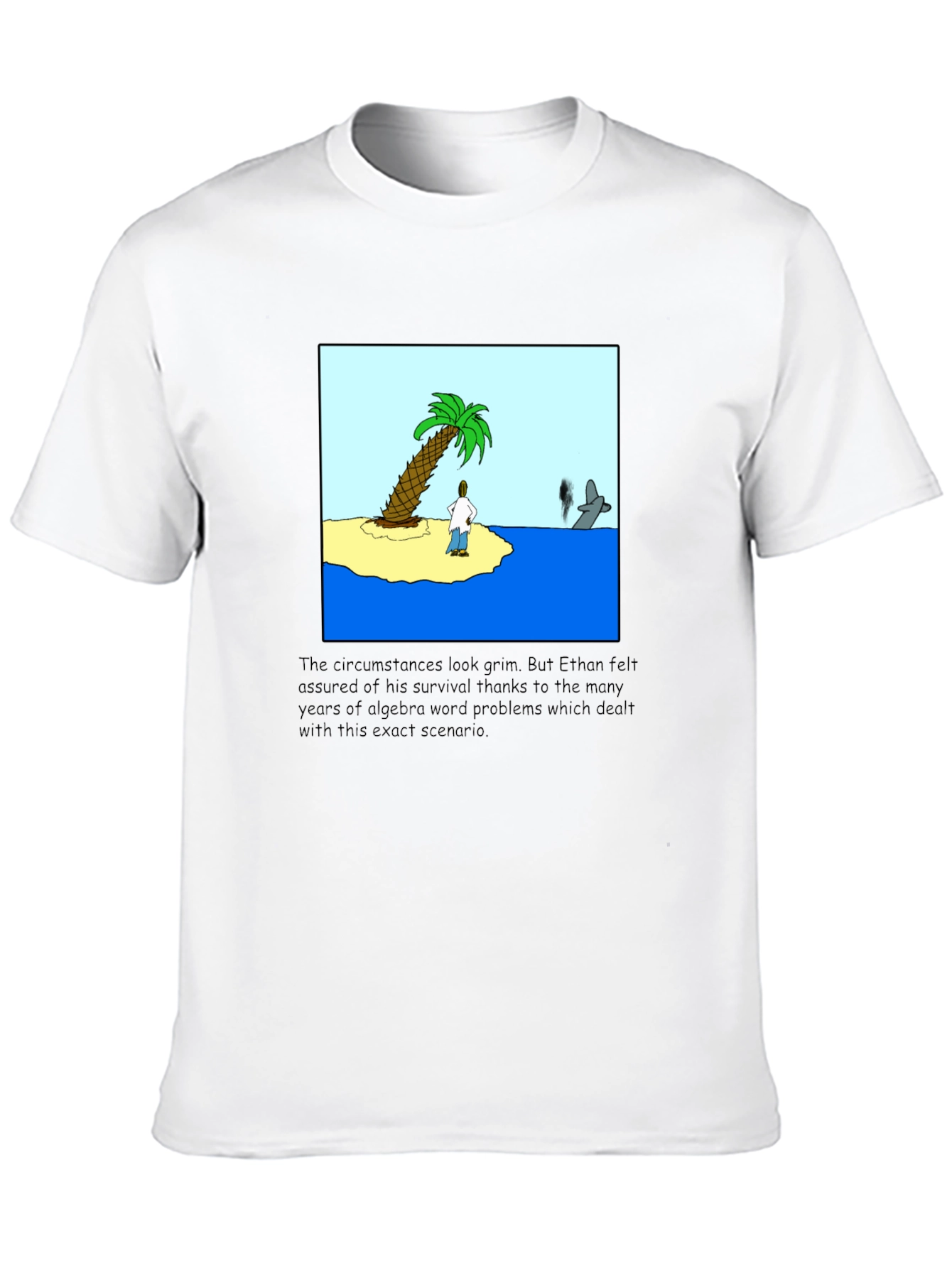 Algebra Island T-Shirt - Survival Scenario Humor