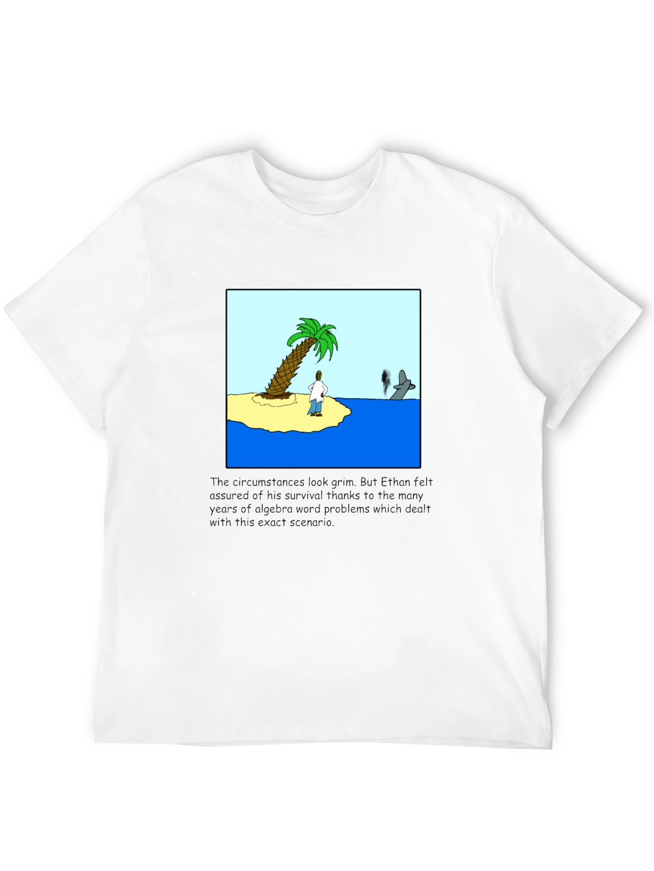 Algebra Island T-Shirt - Survival Scenario Humor