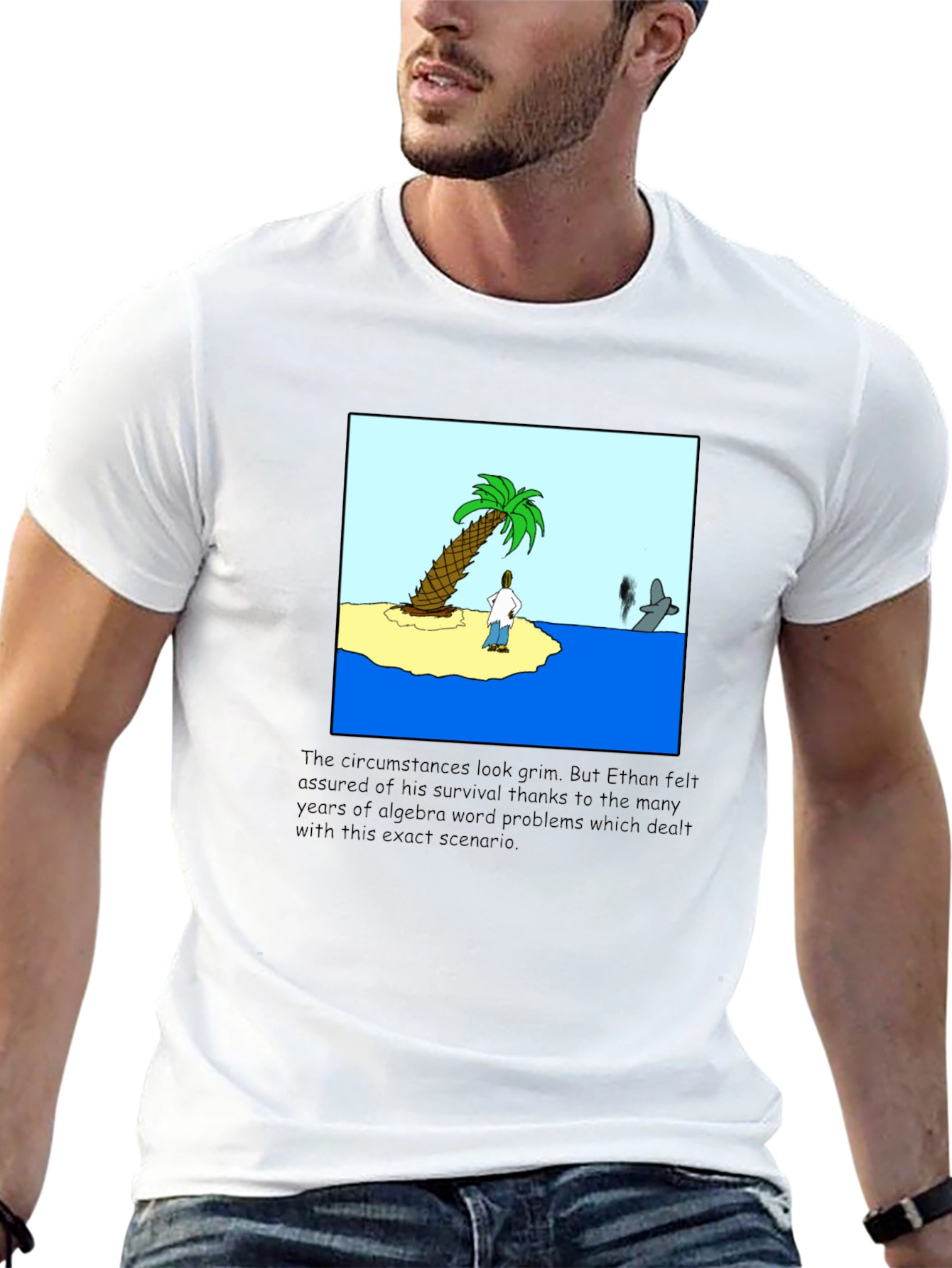 Algebra Island T-Shirt - Survival Scenario Humor