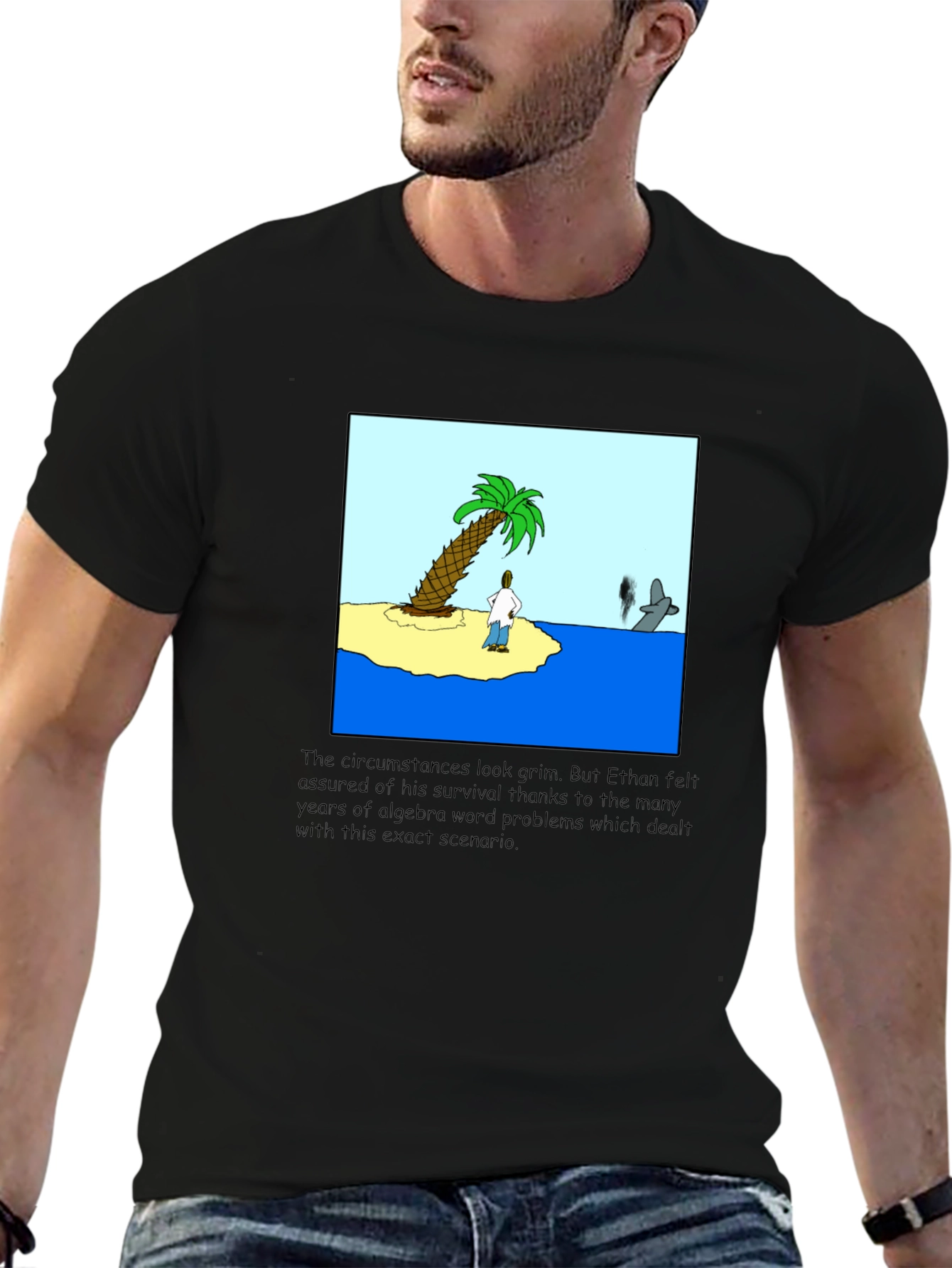 Algebra Island T-Shirt - Survival Scenario Humor