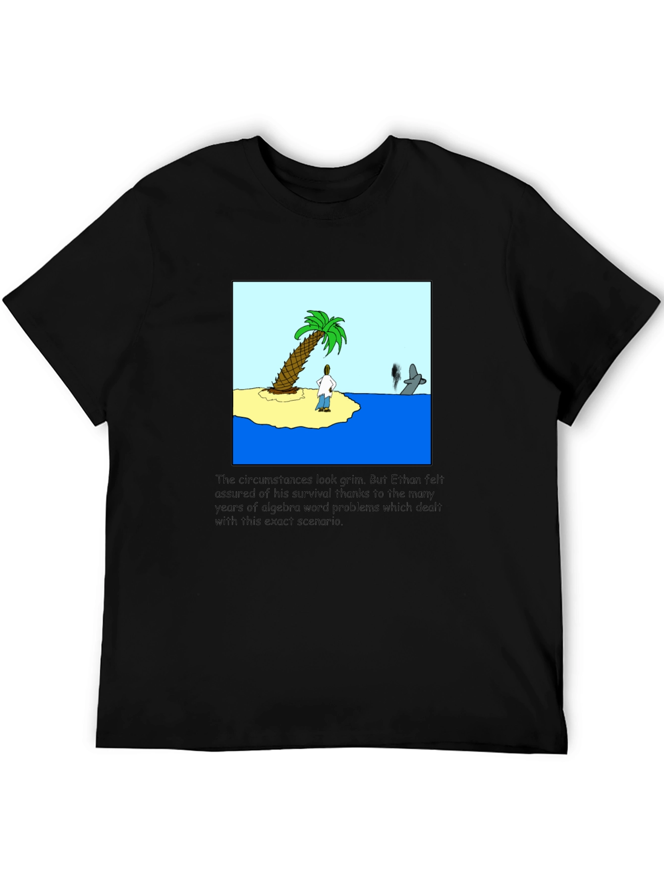 Algebra Island T-Shirt - Survival Scenario Humor