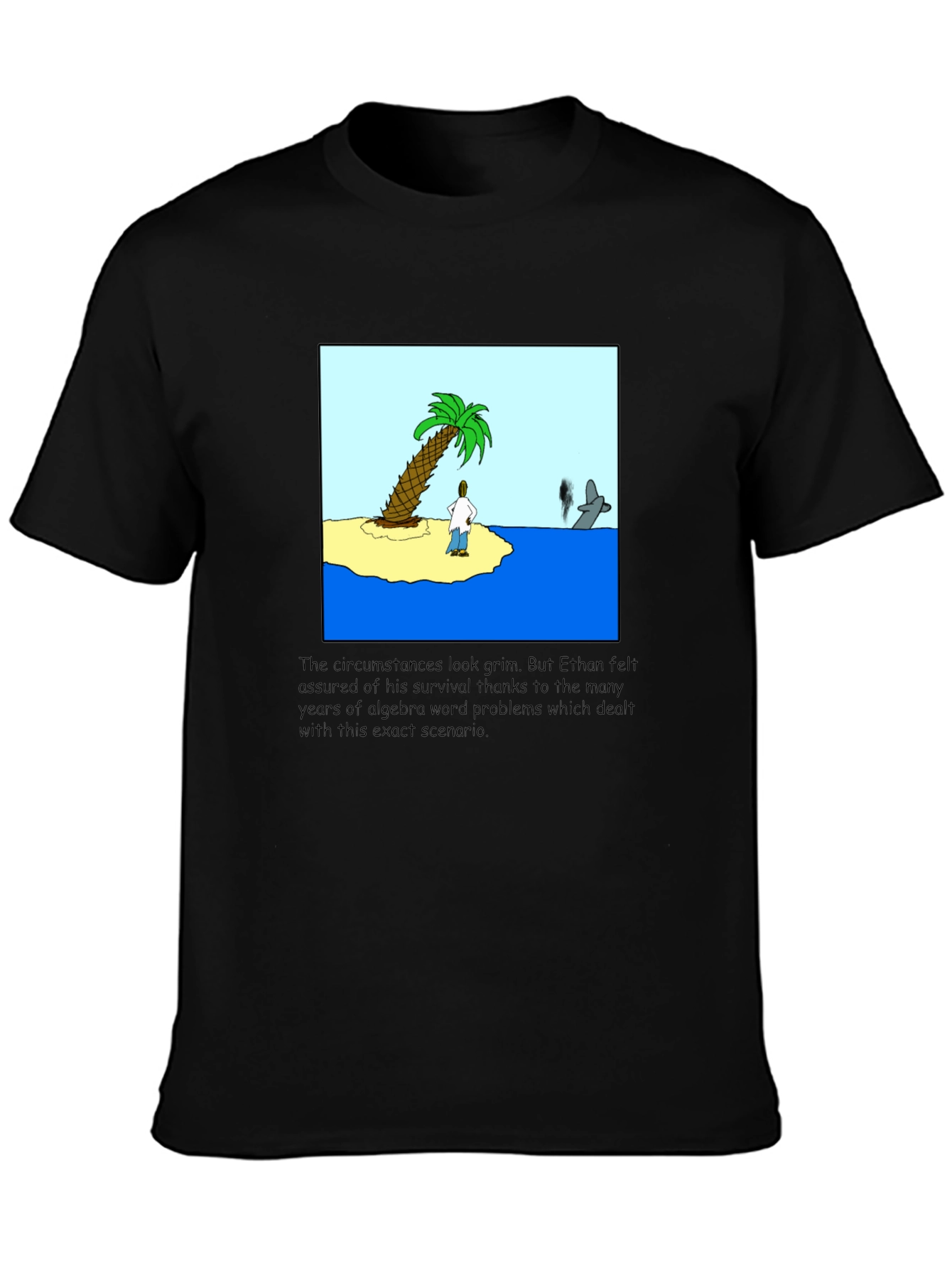 Algebra Island T-Shirt - Survival Scenario Humor
