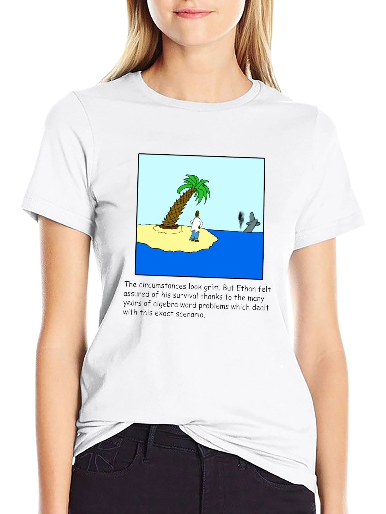 Algebra Island T-Shirt - Survival Scenario Humor