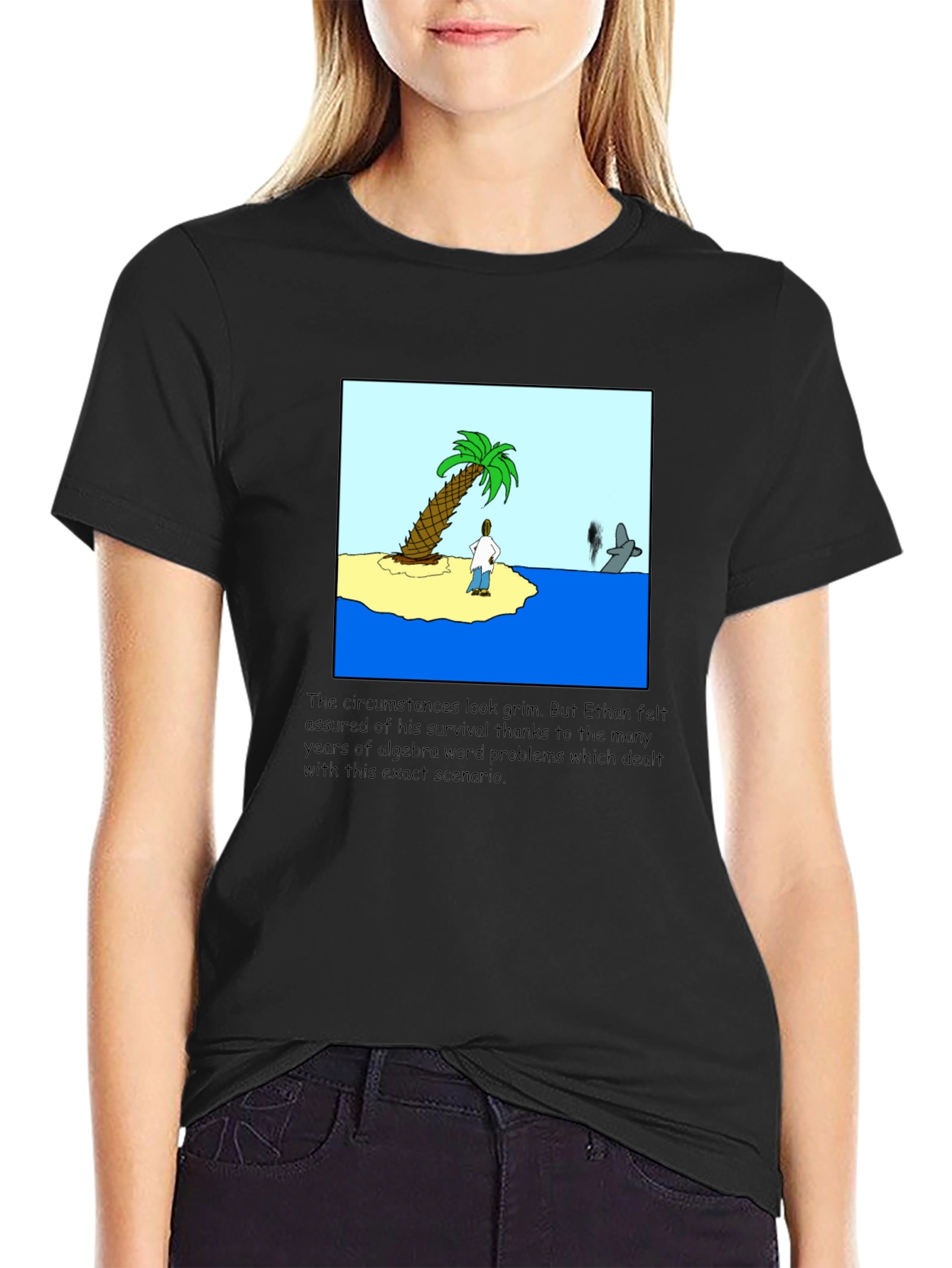 Algebra Island T-Shirt - Survival Scenario Humor